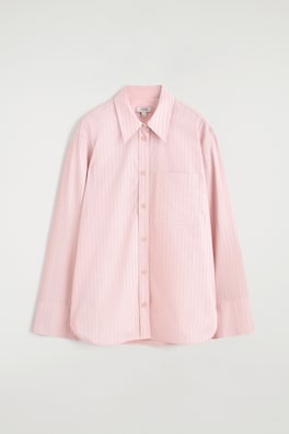 STRIPED COTTON SHIRT — PINK / STRIPED 7