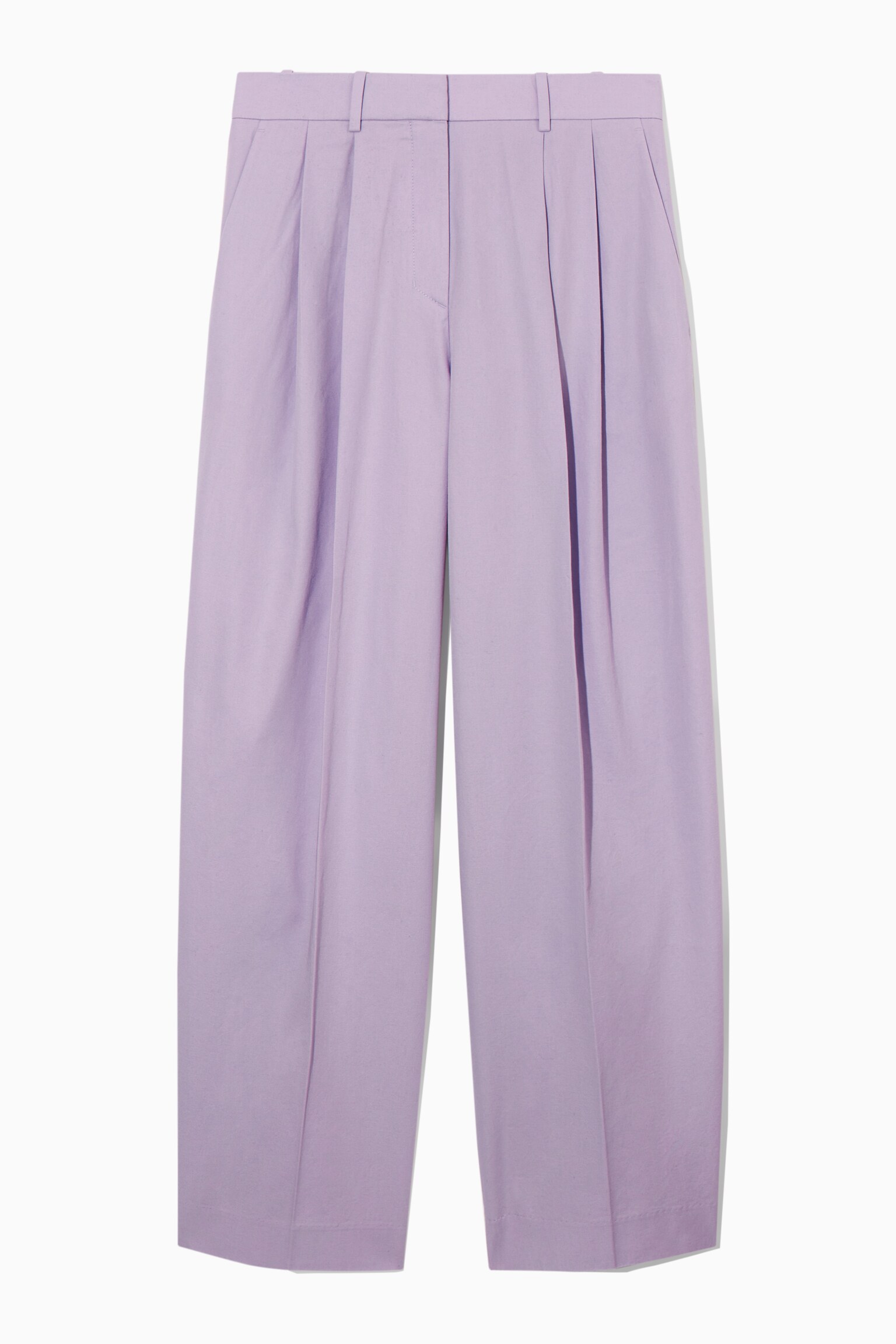 PANTALON DE TAILLEUR LARGE DÉCONTRACTÉ - LILAS CLAIR