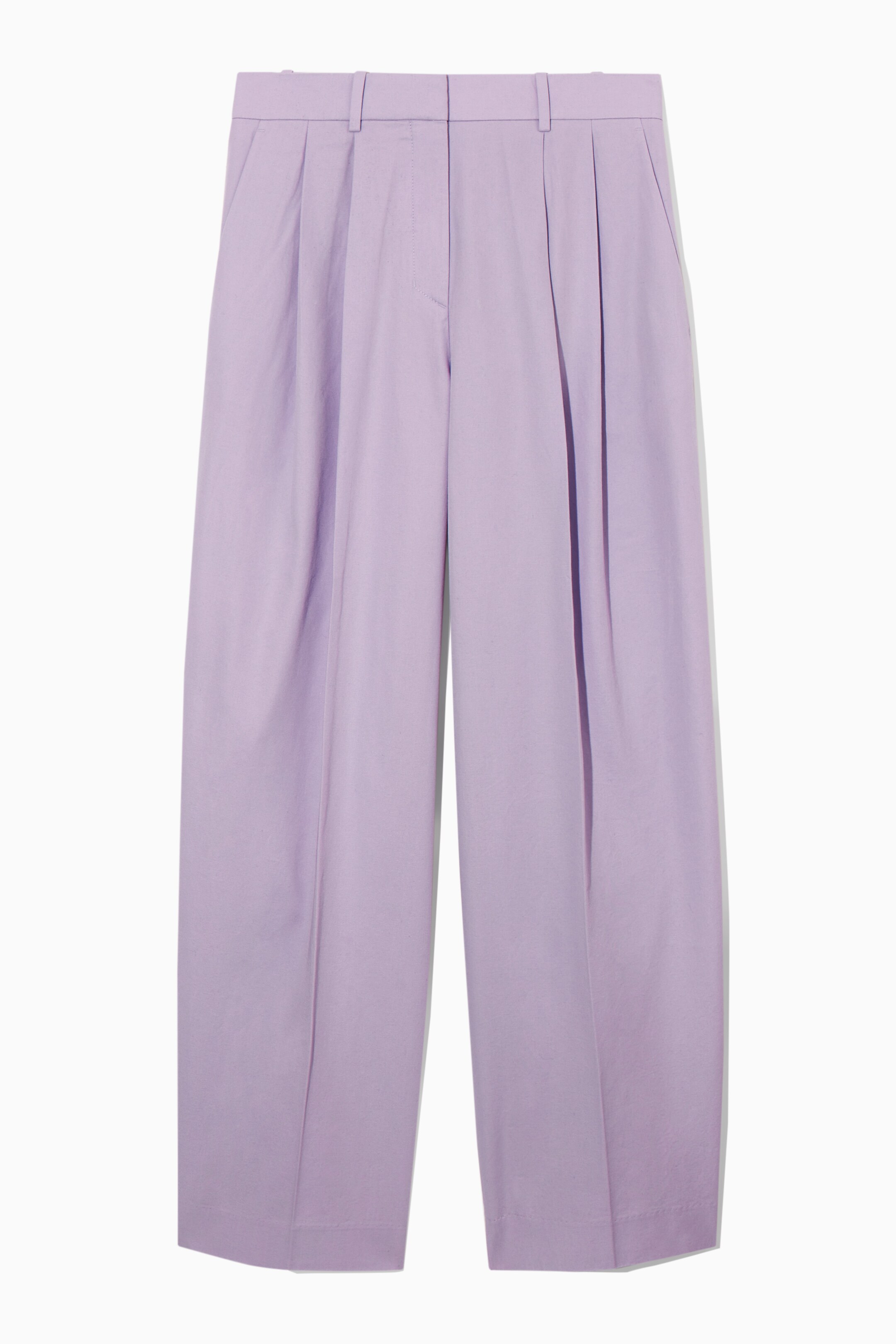 Agrandir l'image: PANTALON DE TAILLEUR LARGE DÉCONTRACTÉ - LILAS CLAIR - FEMME | H&M CH 1