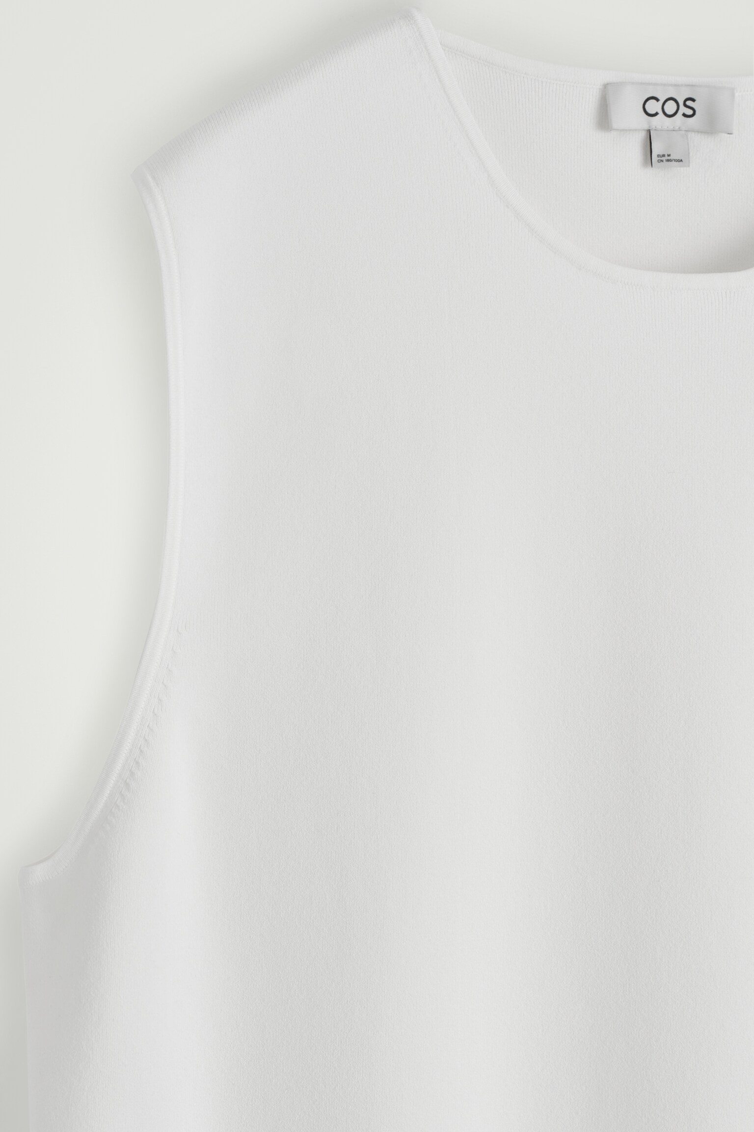 DÉBARDEUR SPORTSWEAR EN MAILLE - BLANC/BLEU MARINE - 7