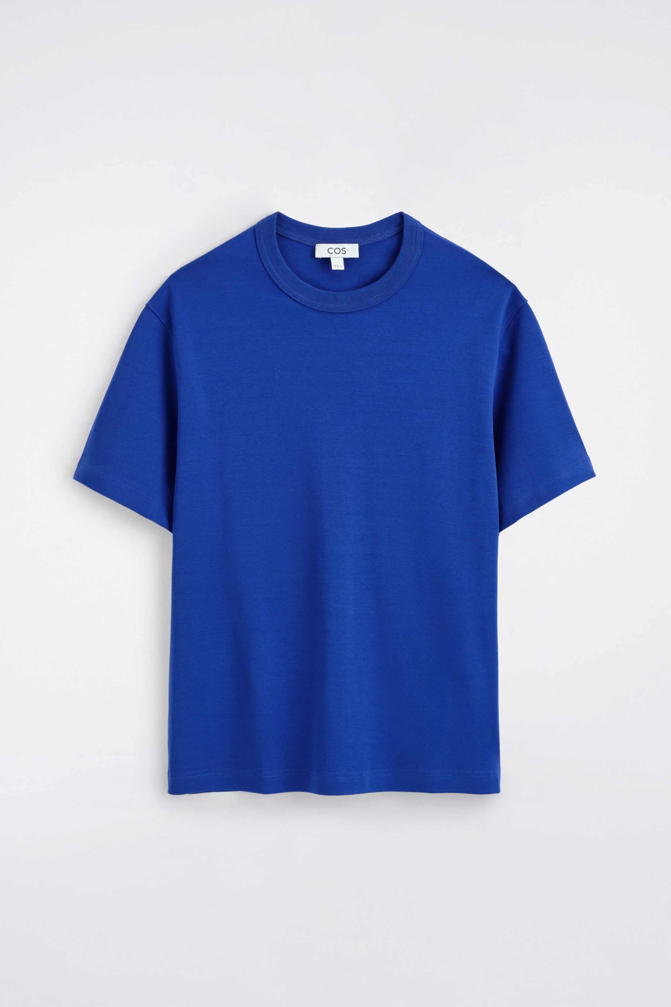 INTERLOCK COTTON CREW-NECK T-SHIRT
