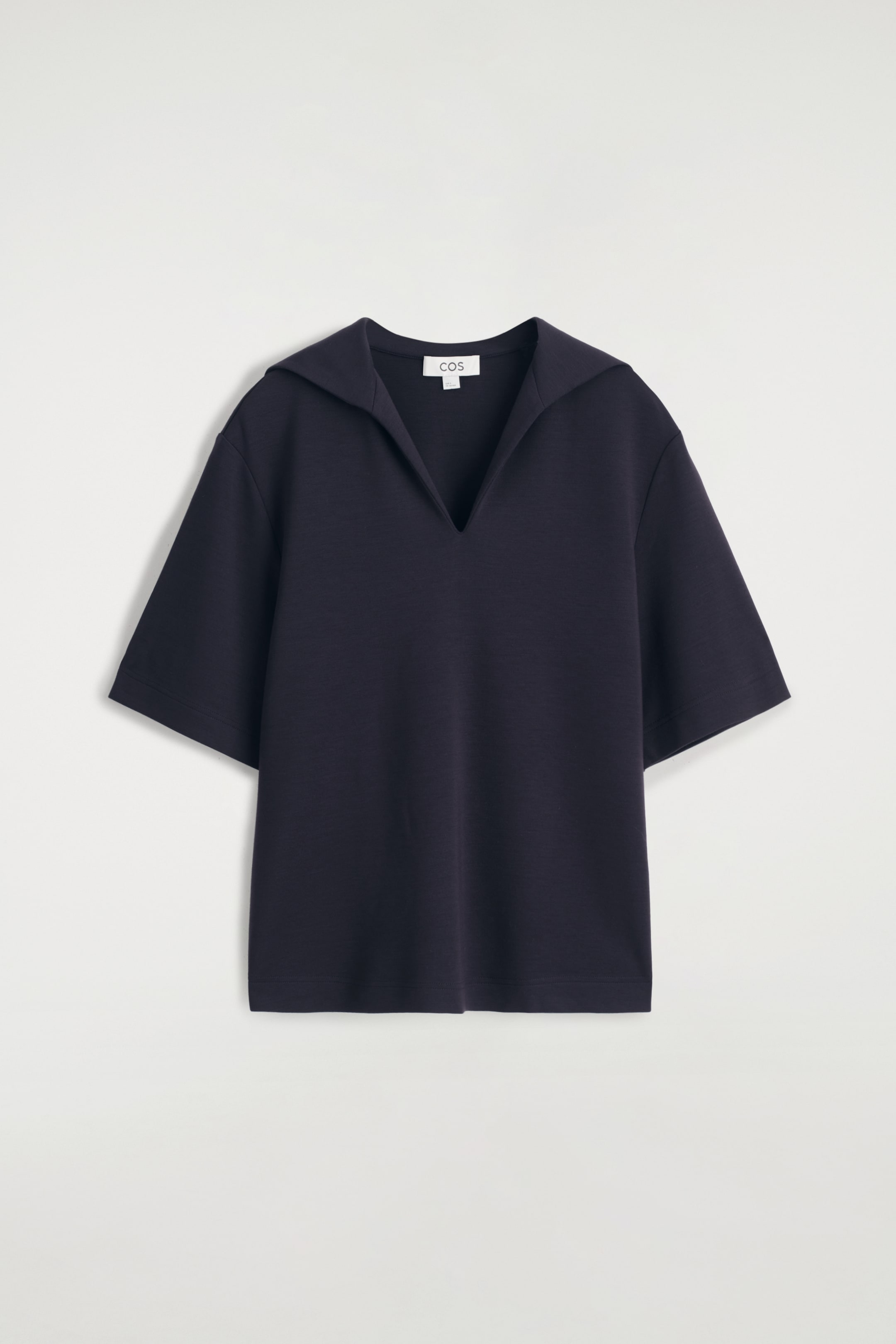 Visualizza immagine più grande: T-SHIRT IN JERSEY CON COLLETTO ALLA MARINARA - BLU NAVY - DONNA | H&M IT 6