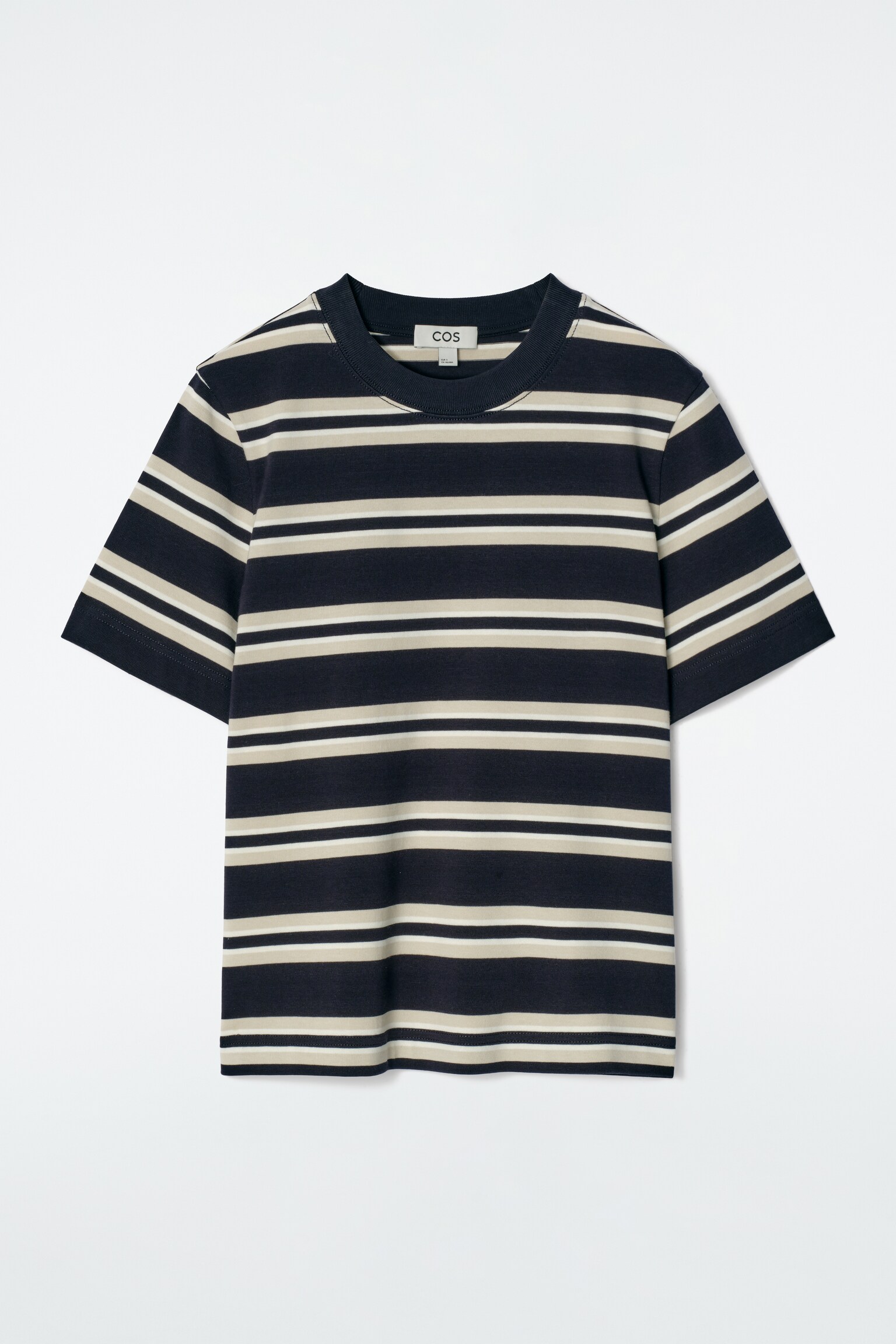 CAMISETA DE CORTE LIMPIO REGULAR FIT - AZUL MARINO / A RAYAS/Negro/BEIGE CLARO/GRIS JASPEADO/CAQUI/ROSA / AZUL MARINO/AZUL MARINO/BLANCO/NEGRO/NARANJA/BLANCO/RAYAS/AZUL MARINO/BLANCO/A RAYAS/BLANCO/GRIS MARENGO JASPEADO/AZUL COBALTO/BLANCO/BURDEOS/RAYAS/AZUL/RAYAS/NEGRO/VERDE/RAYAS/ROSA CLARO/VERDE / CRUDO - 2