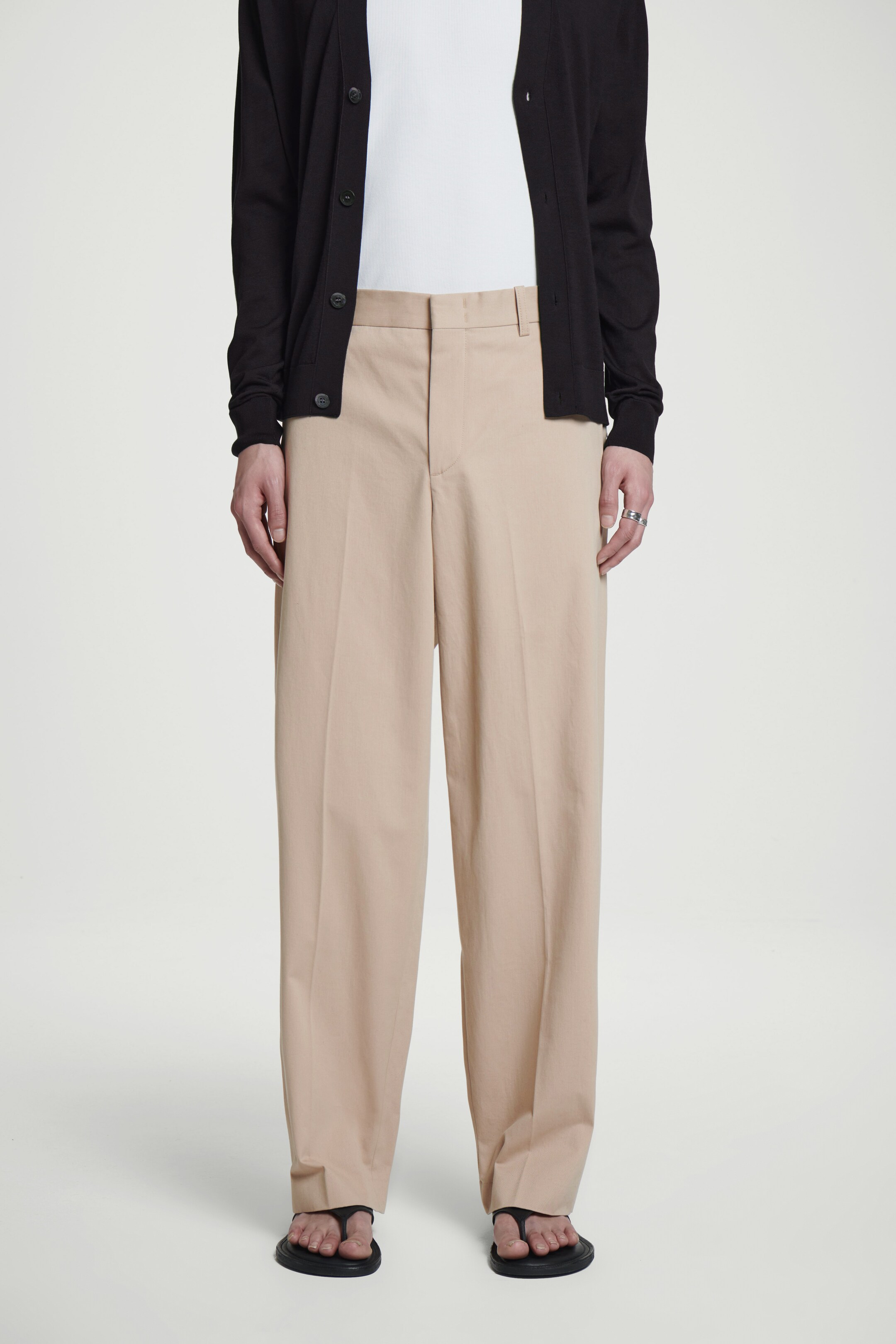 View larger image: RELAXED STRAIGHT-LEG CHINOS - BEIGE - Men | H&M GB 5