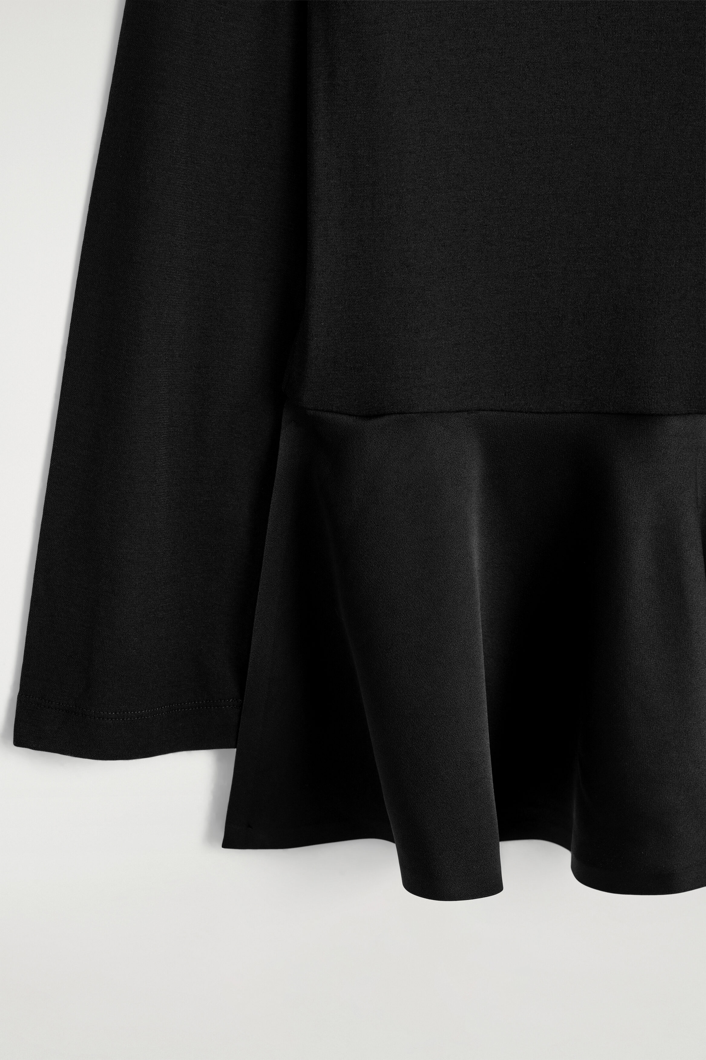SATIN-PEPLUM JERSEY TOP thumbnail 8