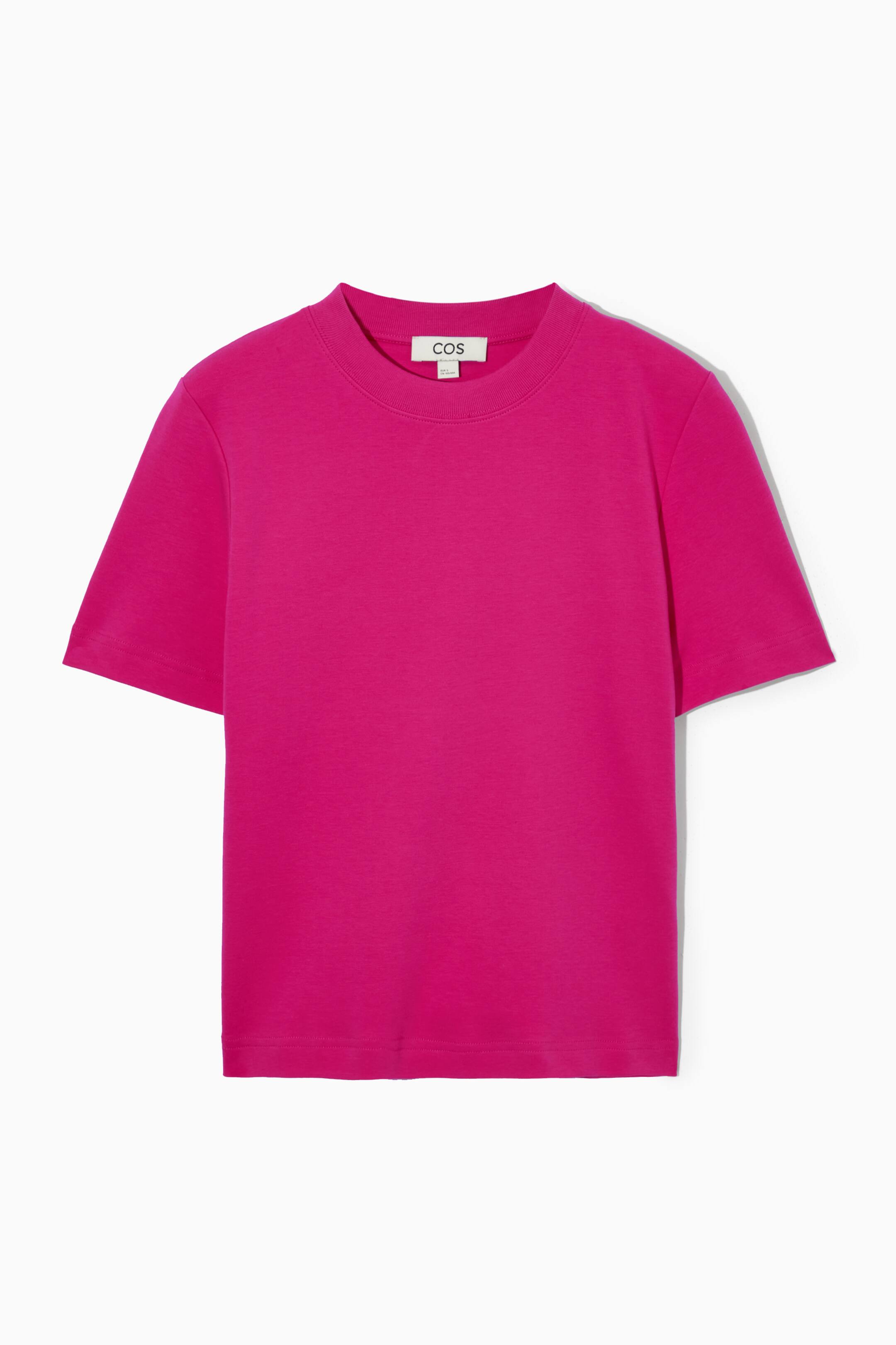 Grotere afbeelding bekijken: CLEAN CUT REGULAR T-SHIRT - BRIGHT PINK - DAMES | H&M NL 1