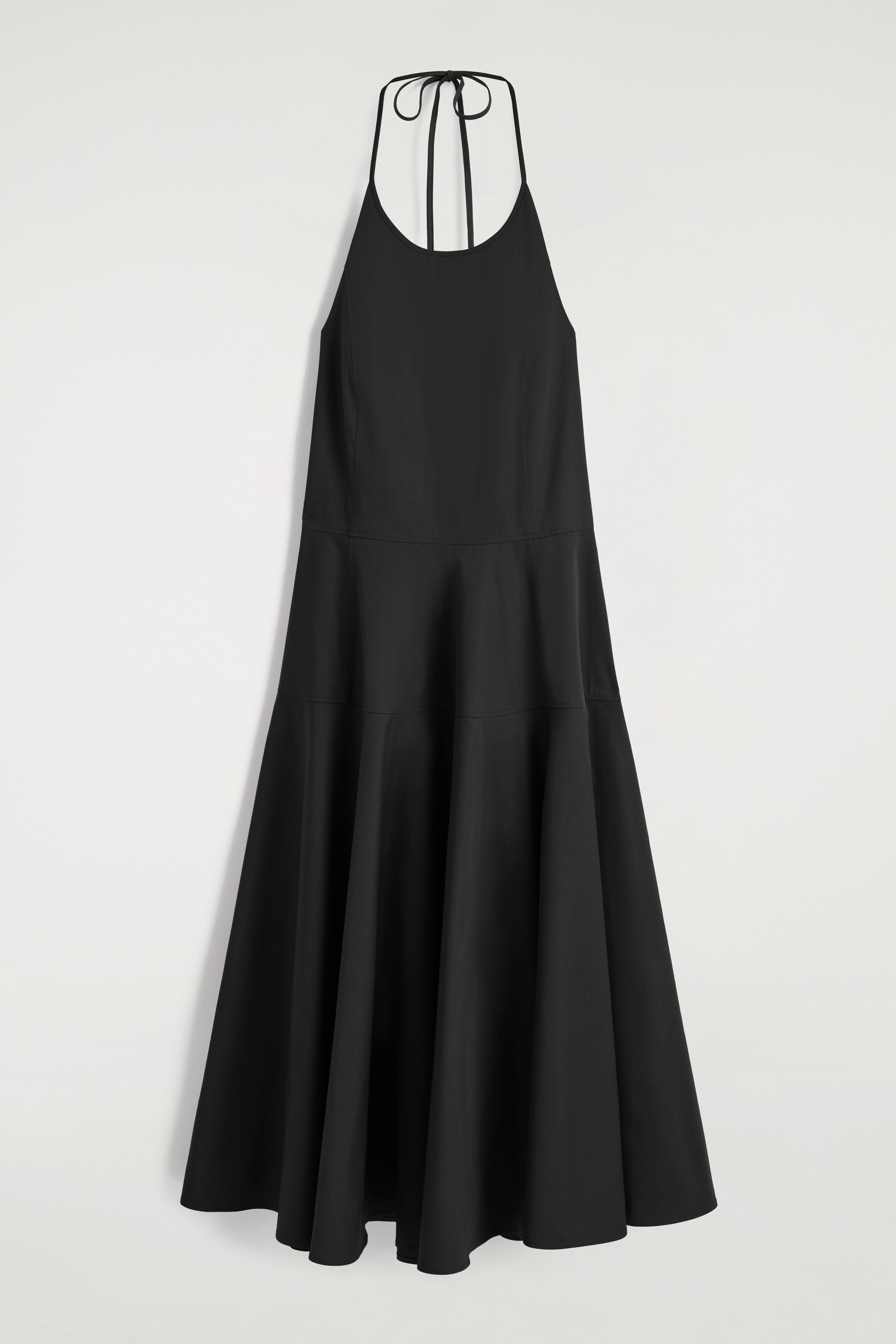 View larger image: PIMA COTTON HALTERNECK DRESS - BLACK - Ladies | H&M GB 5