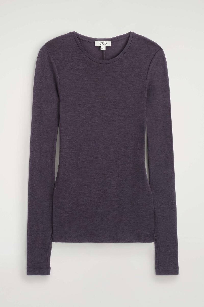 Slim Merino Wool Top