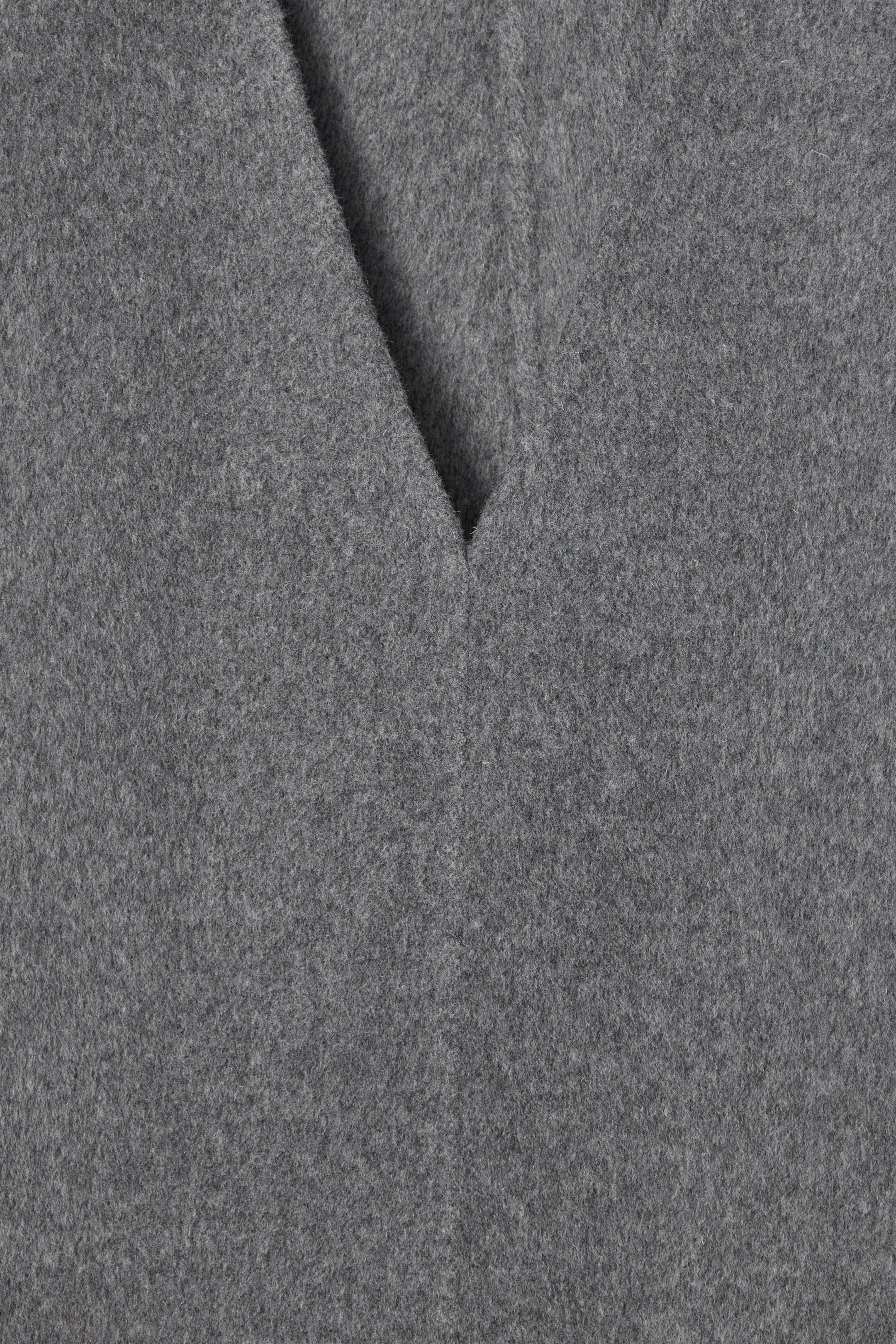 Grösseres Bild ansehen: DOUBLEFACE-WOLLKLEID MIT V-AUSSCHNITT - GRAU - DAMEN | H&M CH 2