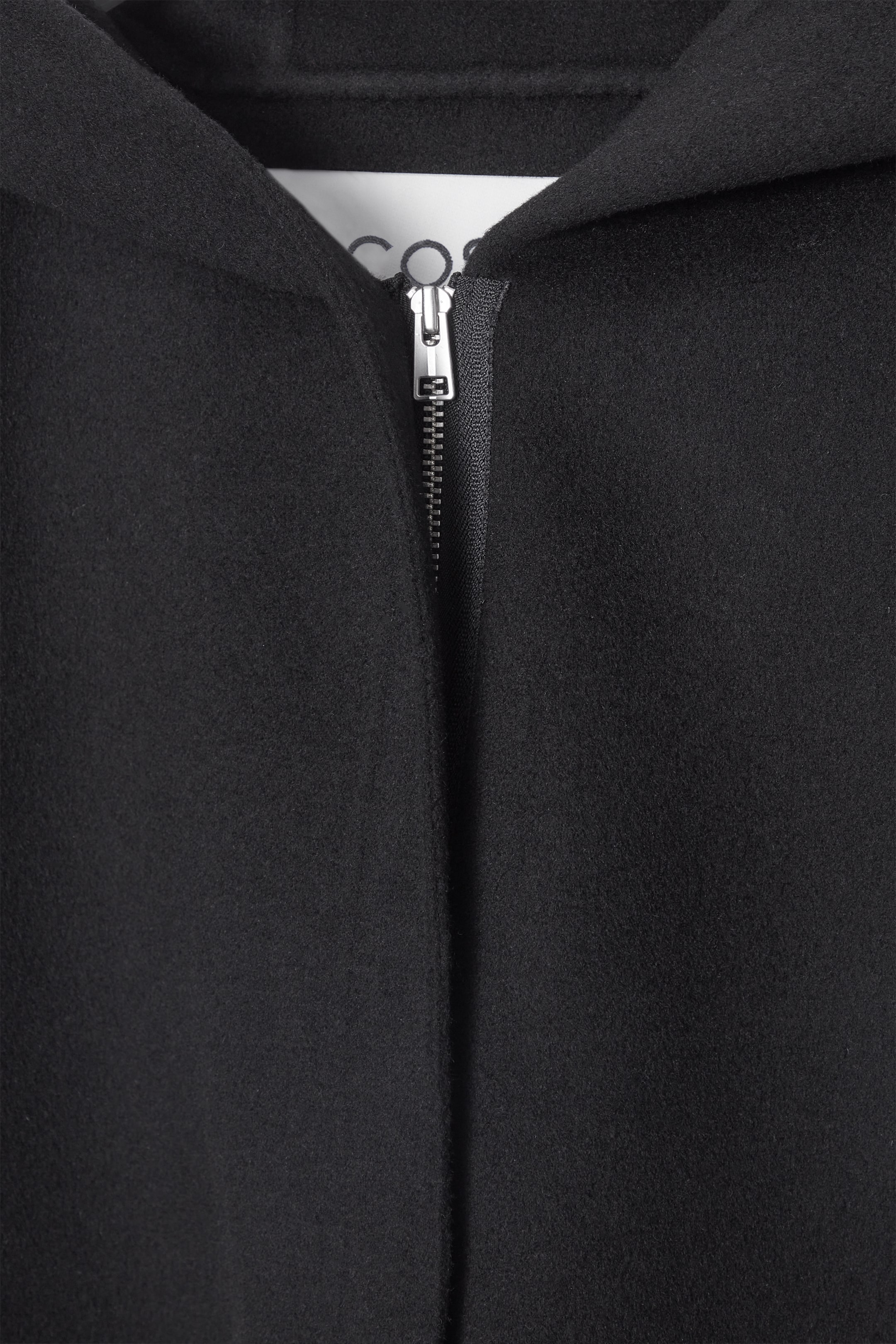 Grösseres Bild ansehen: DOUBLEFACE-WESTE MIT KAPUZE - SCHWARZ - DAMEN | H&M CH 7