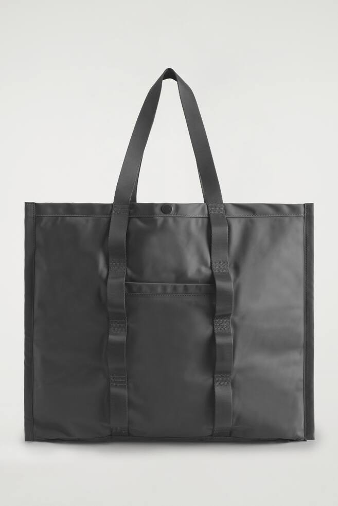 SAC CABAS TRANSIT - NYLON - GRIS/BLEU MARINE - 1