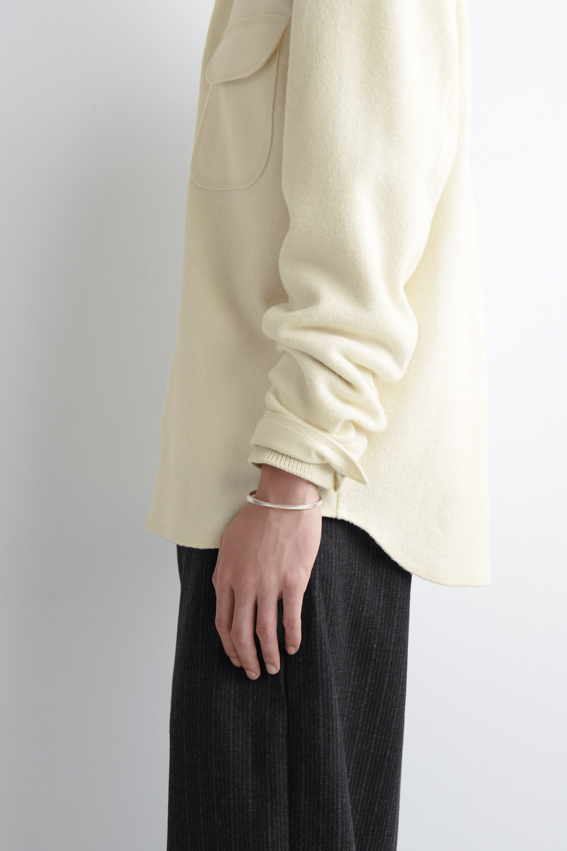 TWISTED STERLING SILVER CUFF