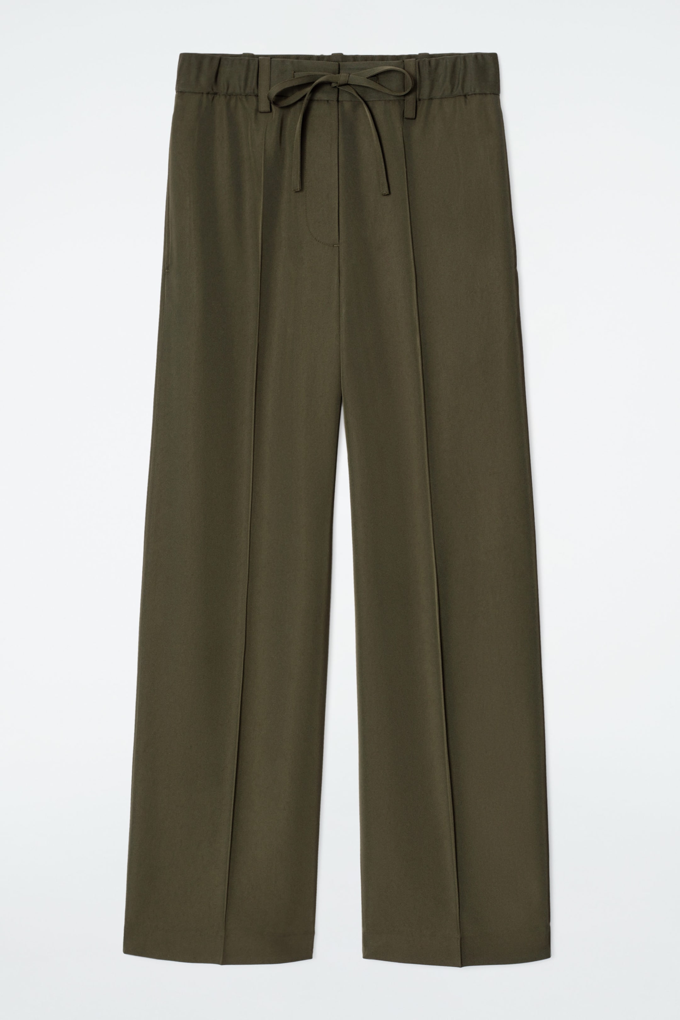 DRAWSTRINGSTRAIGHT-LEGTROUSERS