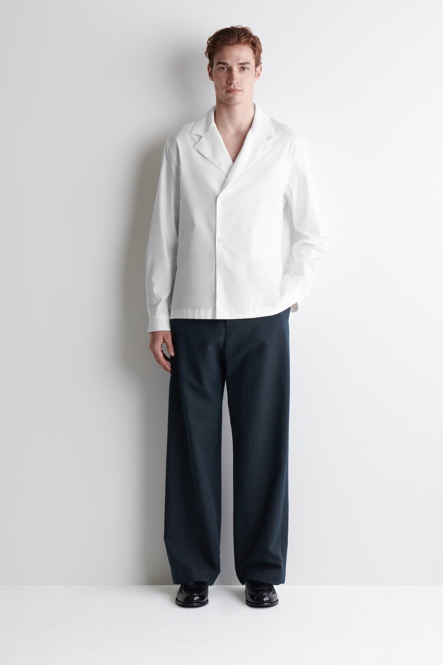 CAMISA CON BOTONADURA CRUZADA - BLANCO - 3