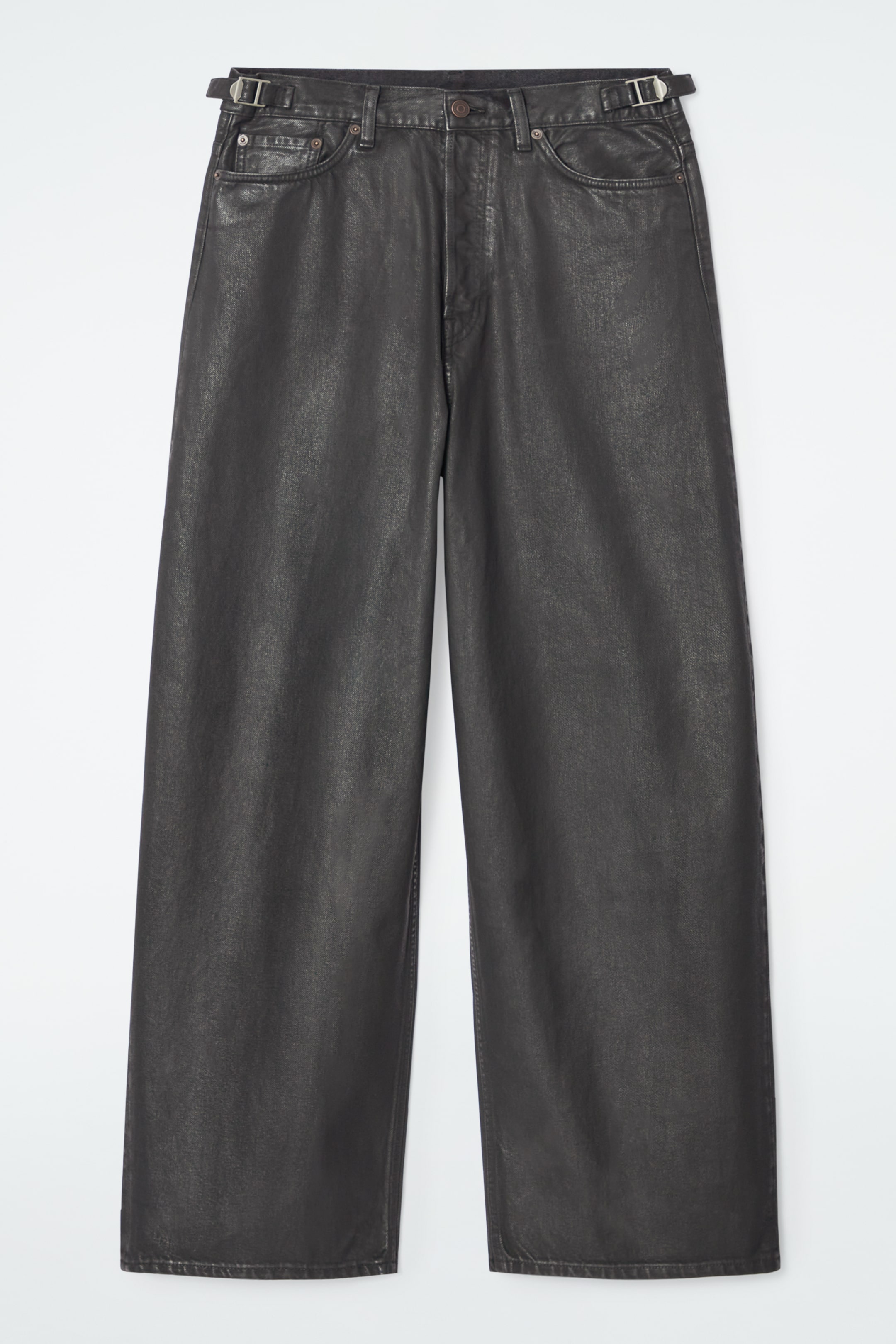 Grösseres Bild ansehen: COAST JEANS MIT WEITEM BEIN - SCHWARZ - DAMEN | H&M CH 1