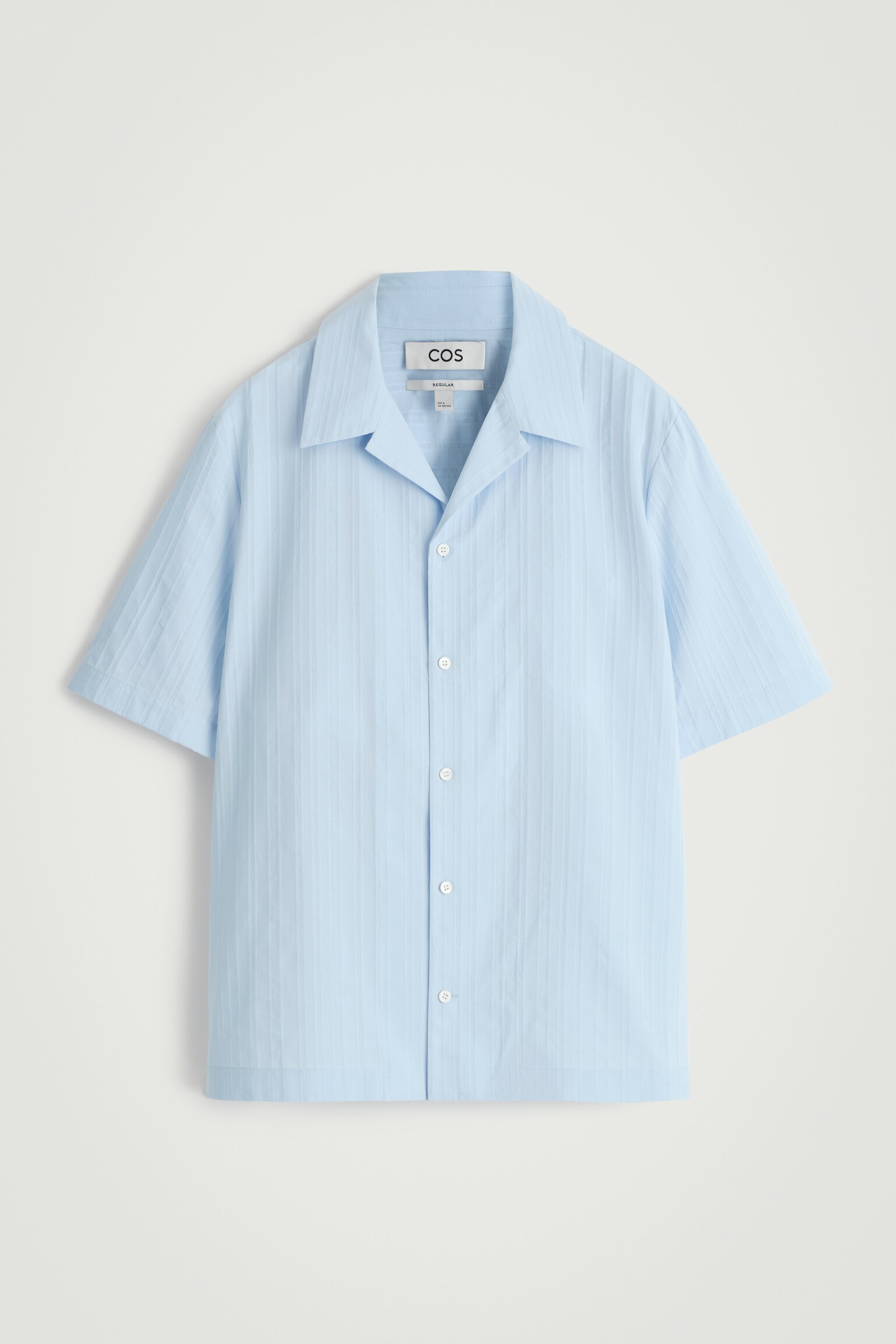 CAMISA CON CUELLO ABIERTO - AZUL CLARO/BLANCO/AZUL/RAYAS/COBALTO - 2