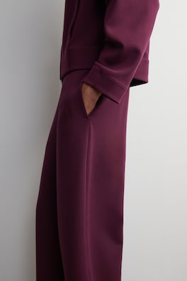 SCUBA BARREL-LEG JOGGERS — BORDEAUX 3