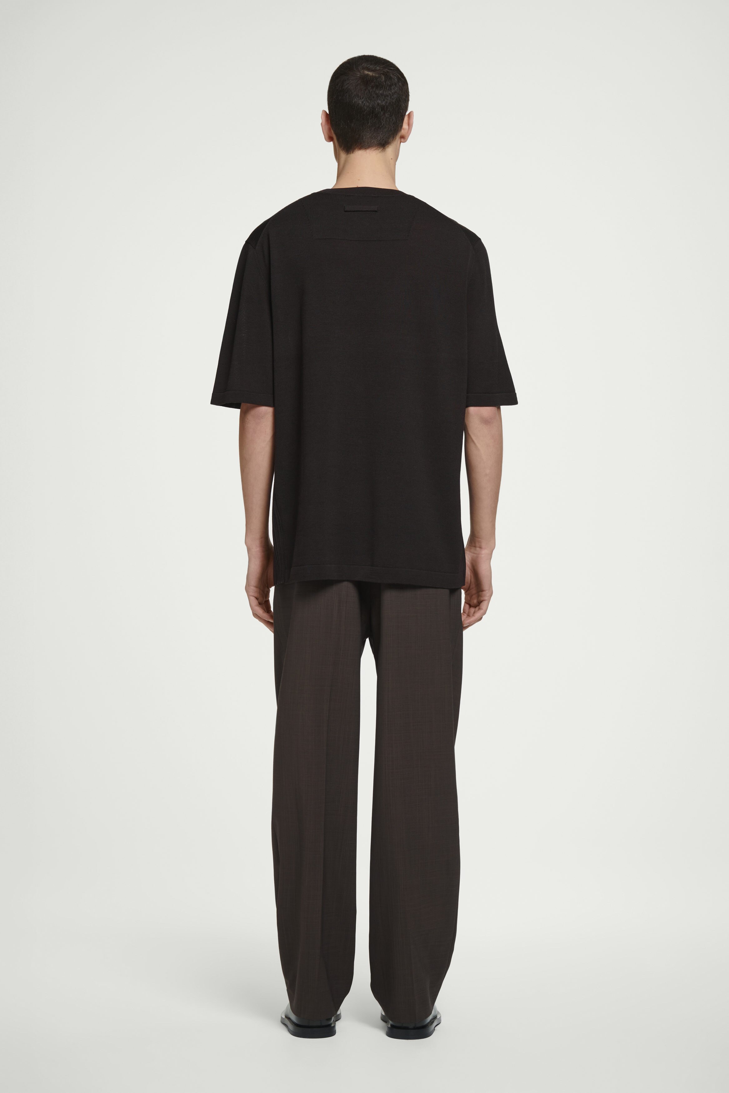 トップス nknit silk cotton crew neck KNIT T-shirt silk cotton crew neck KNIT T-shirt – NKNIT
