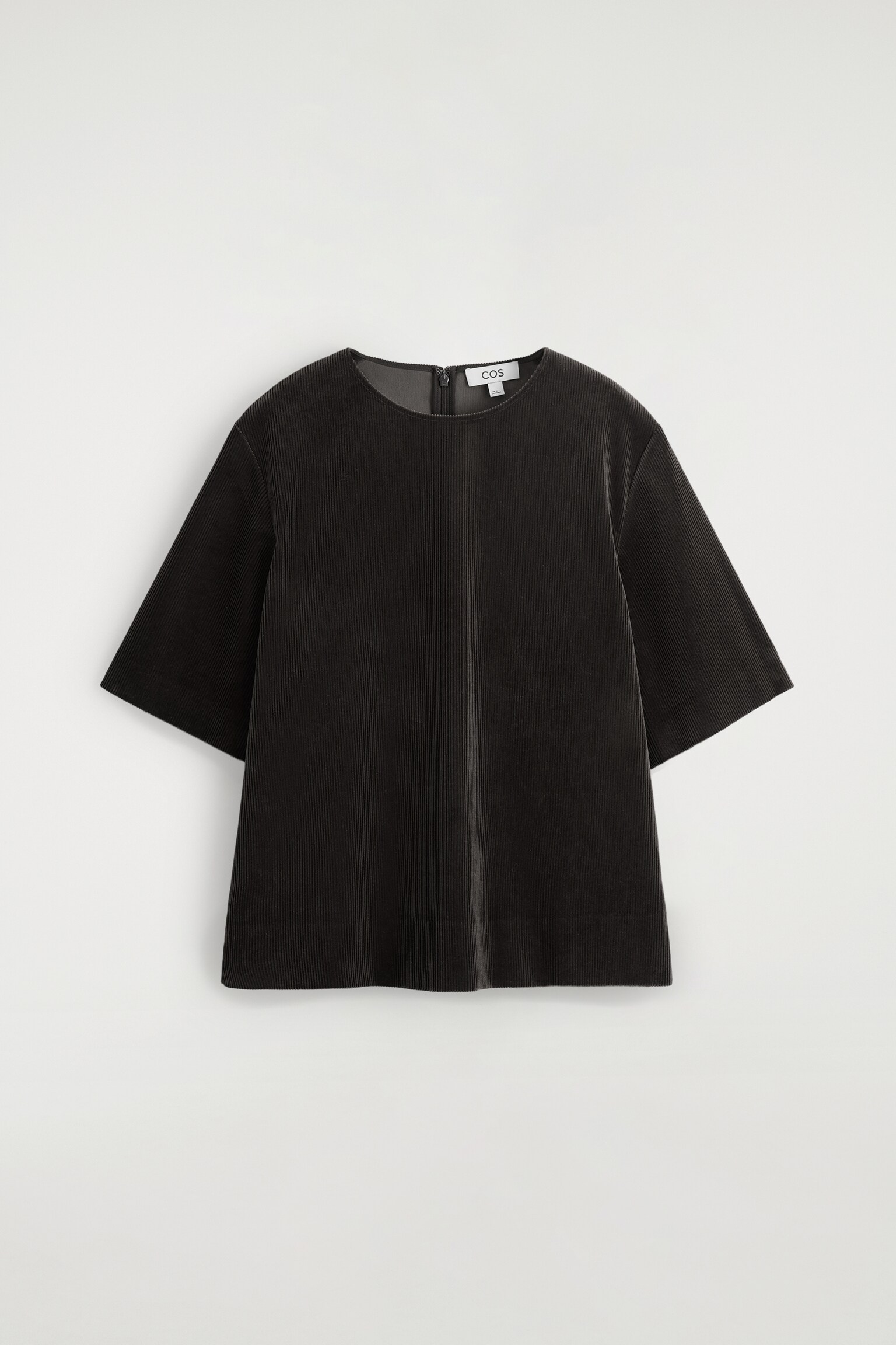 OBERTEIL AUS CORD - DUNKELBRAUN - 2