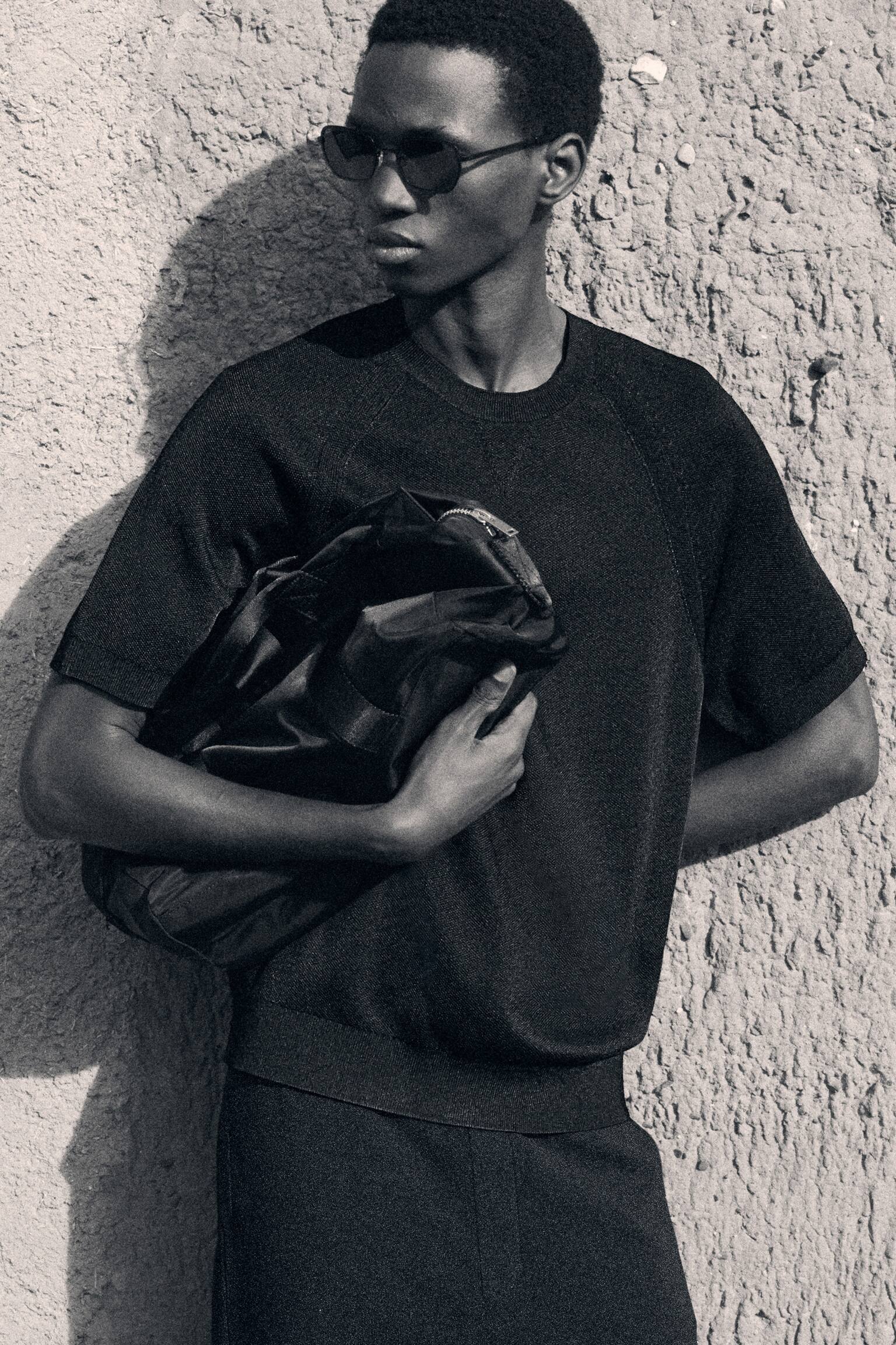 SAC DE SPORT - NYLON - NOIR/GRIS - 7