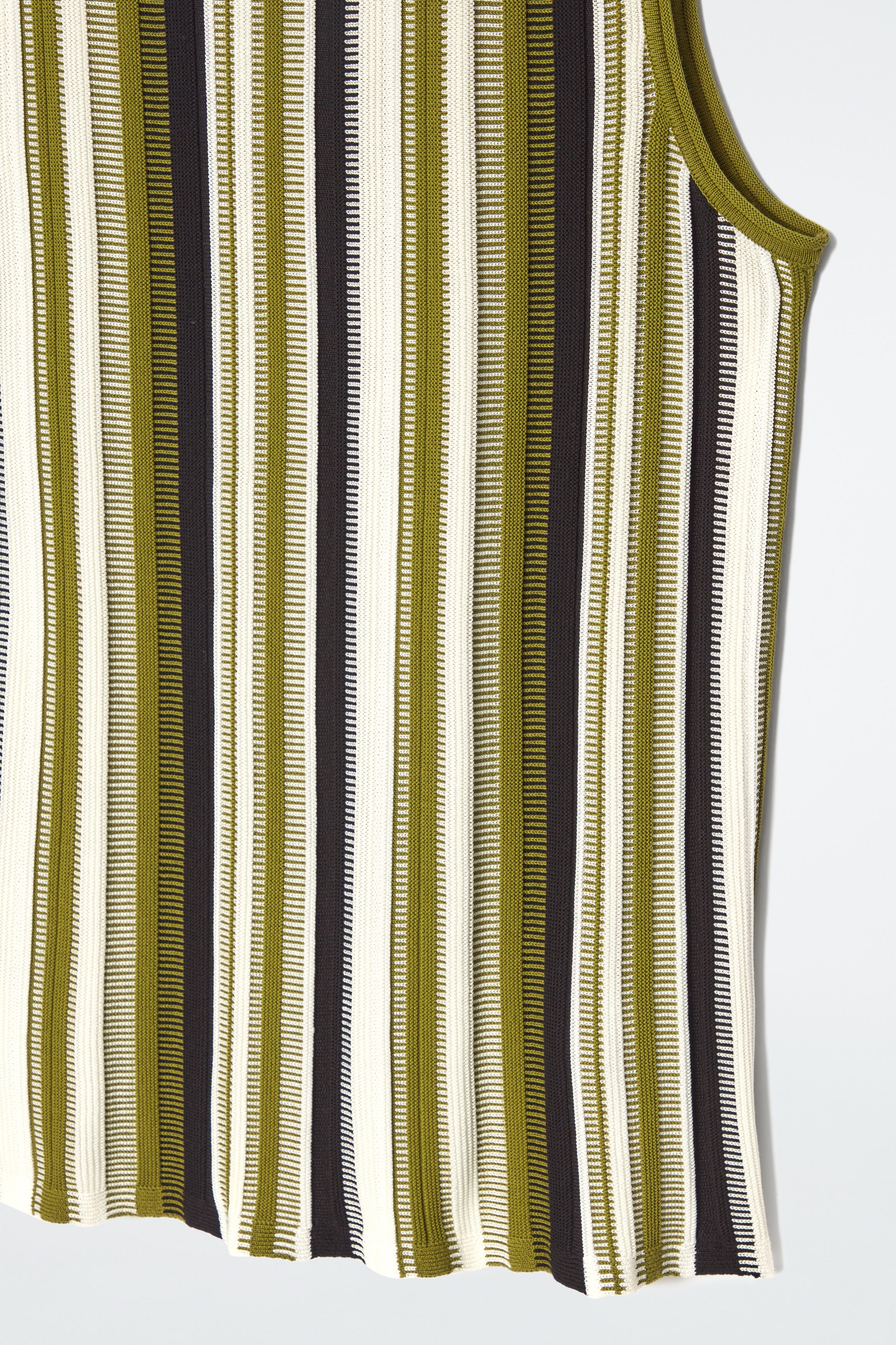 WAX  Stripe tank top   Kahki   Mサイズ WAX Stripe tank top Kahki Mサイズ WAX Stripe tank top Kahki