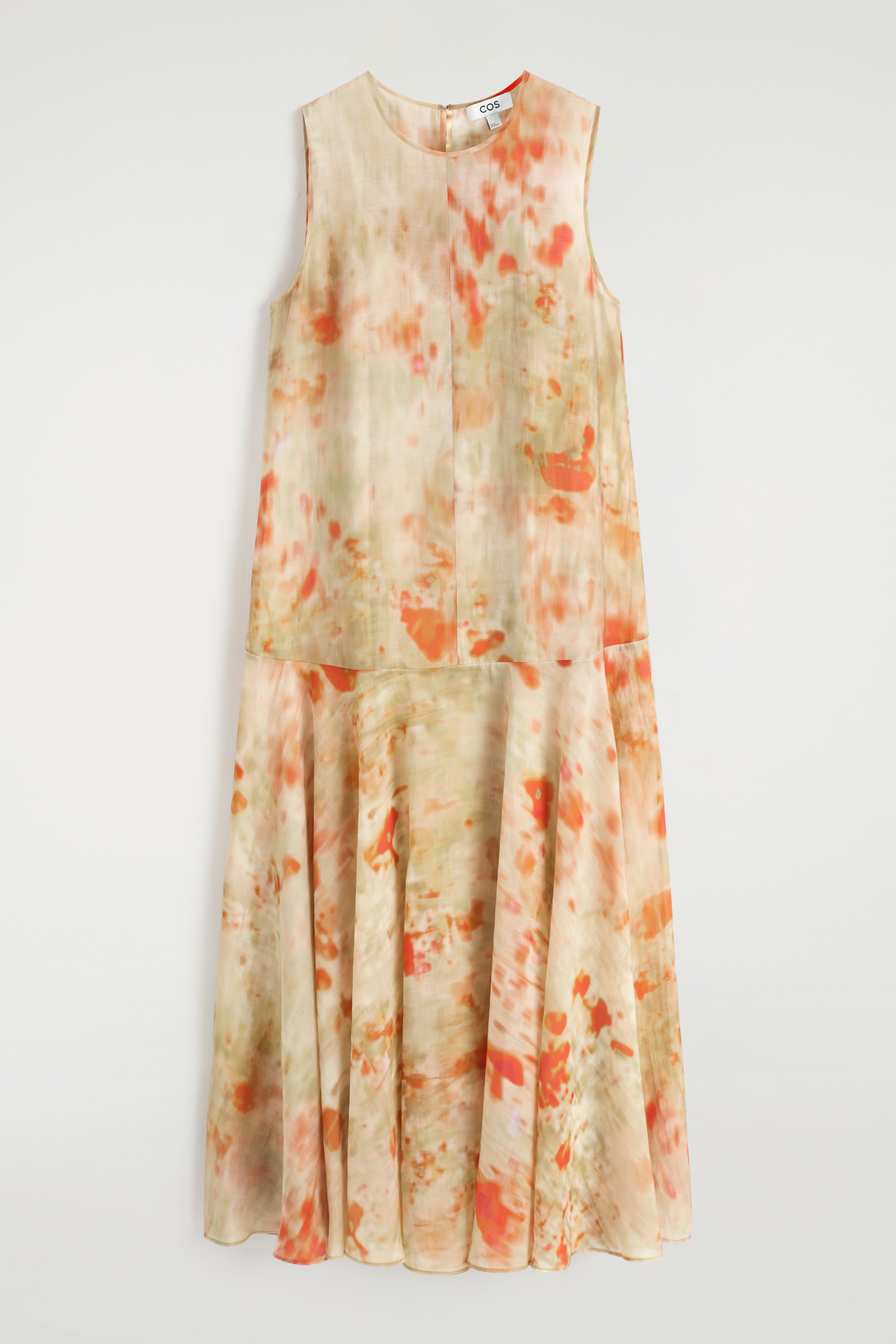 ABITO MAXI TRASPARENTE CON STAMPA FLOREALE - MULTICOLORE / FLOREALE