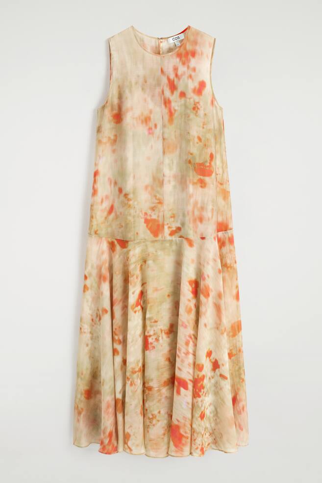DURCHSCHEINENDES MAXIKLEID MIT FLORALEM PRINT - MEHRFARBIG/FLORAL - 1