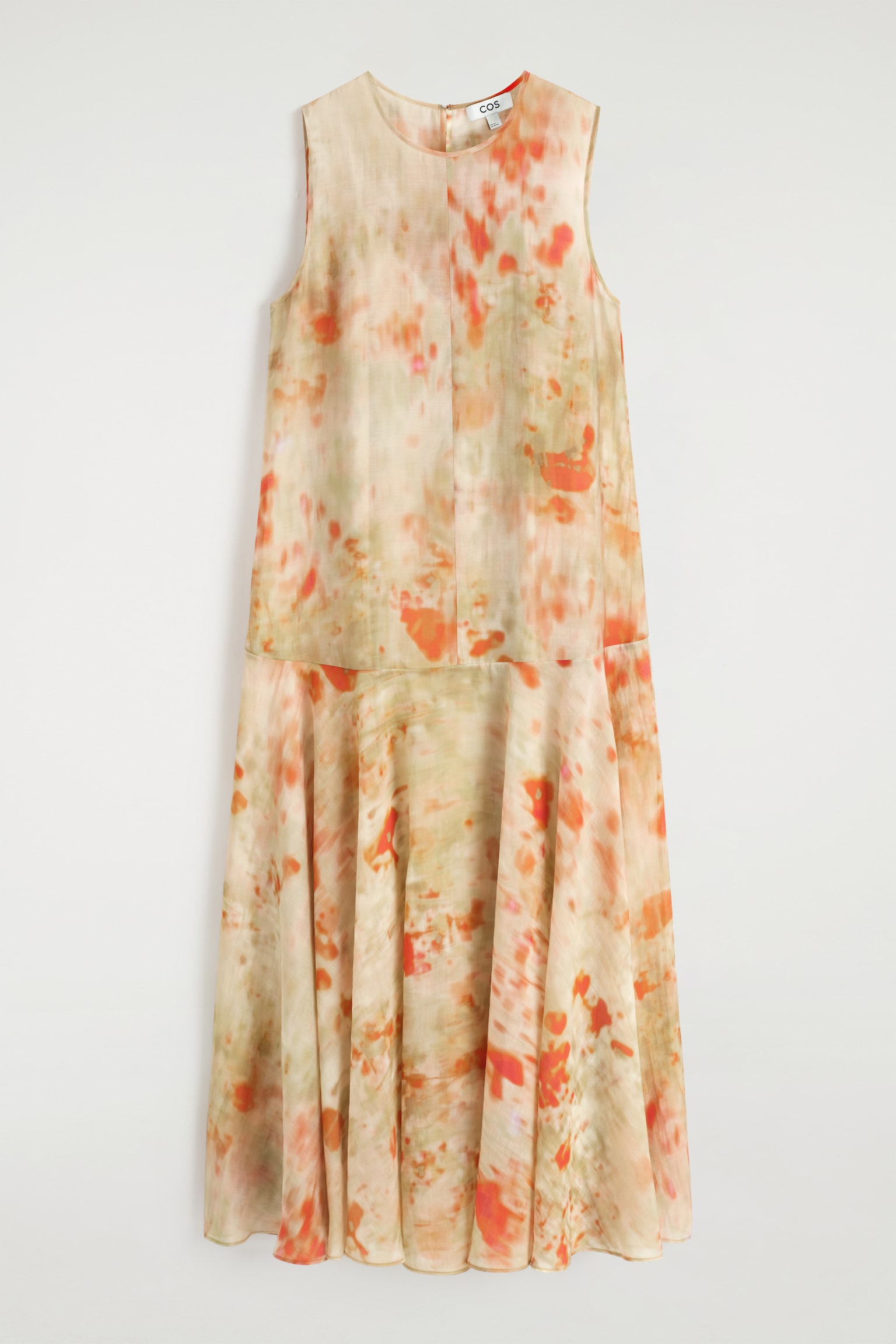VESTIDO LARGO TRANSPARENTE DE FLORES - MULTICOLOR / ESTAMPADO FLORAL - 2