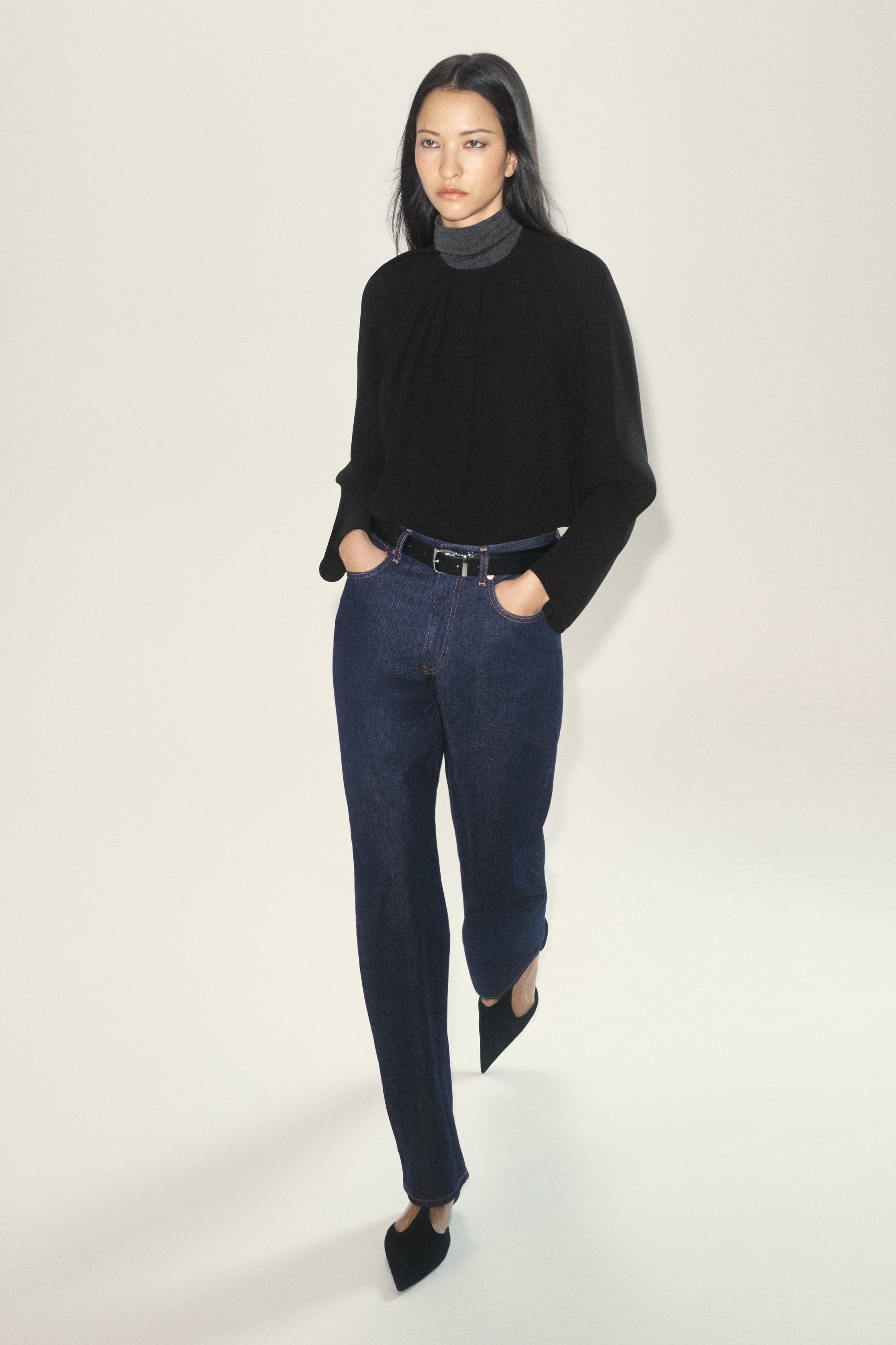 CHORD STRAIGHT-LEG JEANS - DARK INDIGO | COS GB