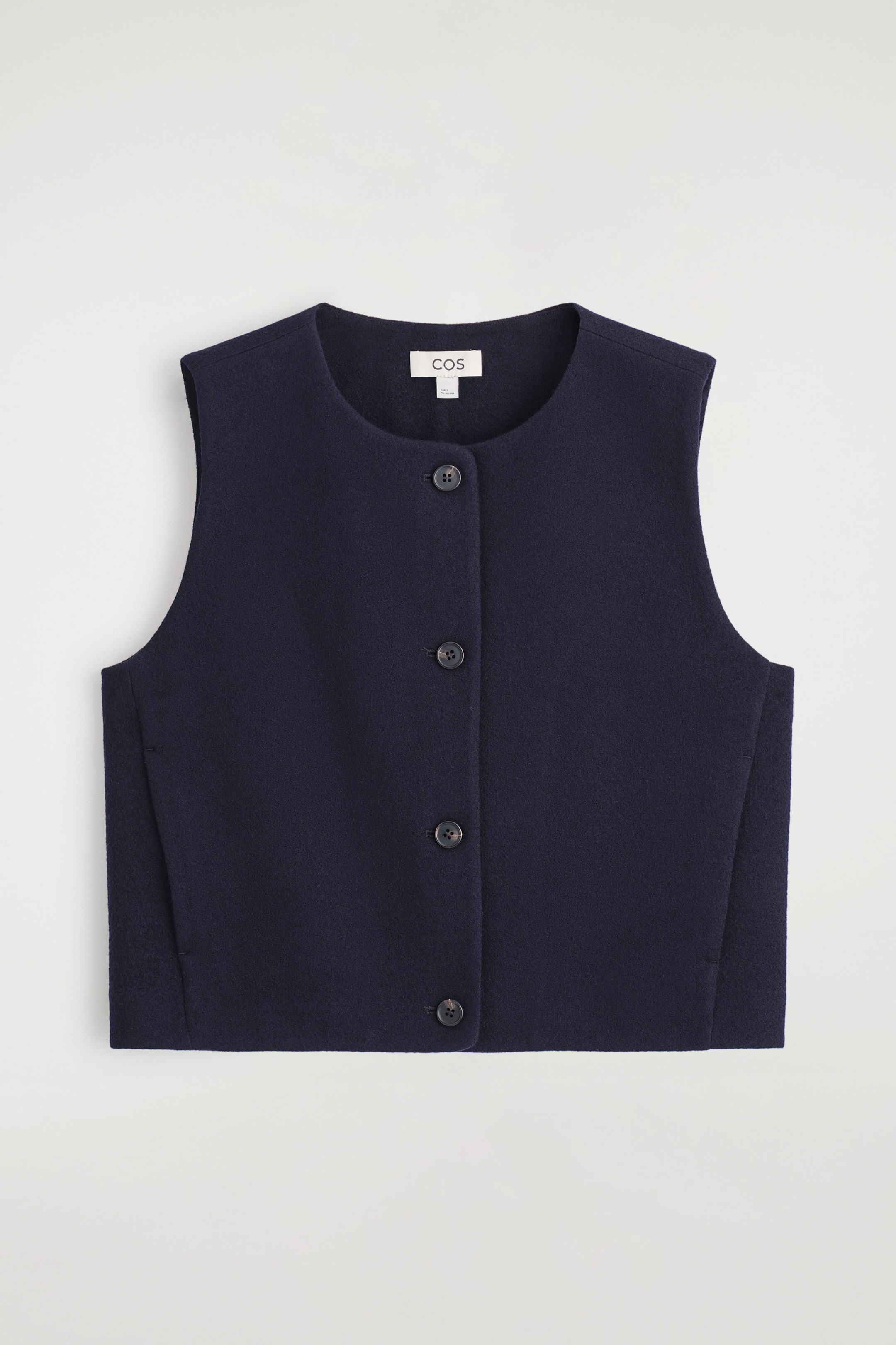 BOILED MERINO WOOL VEST