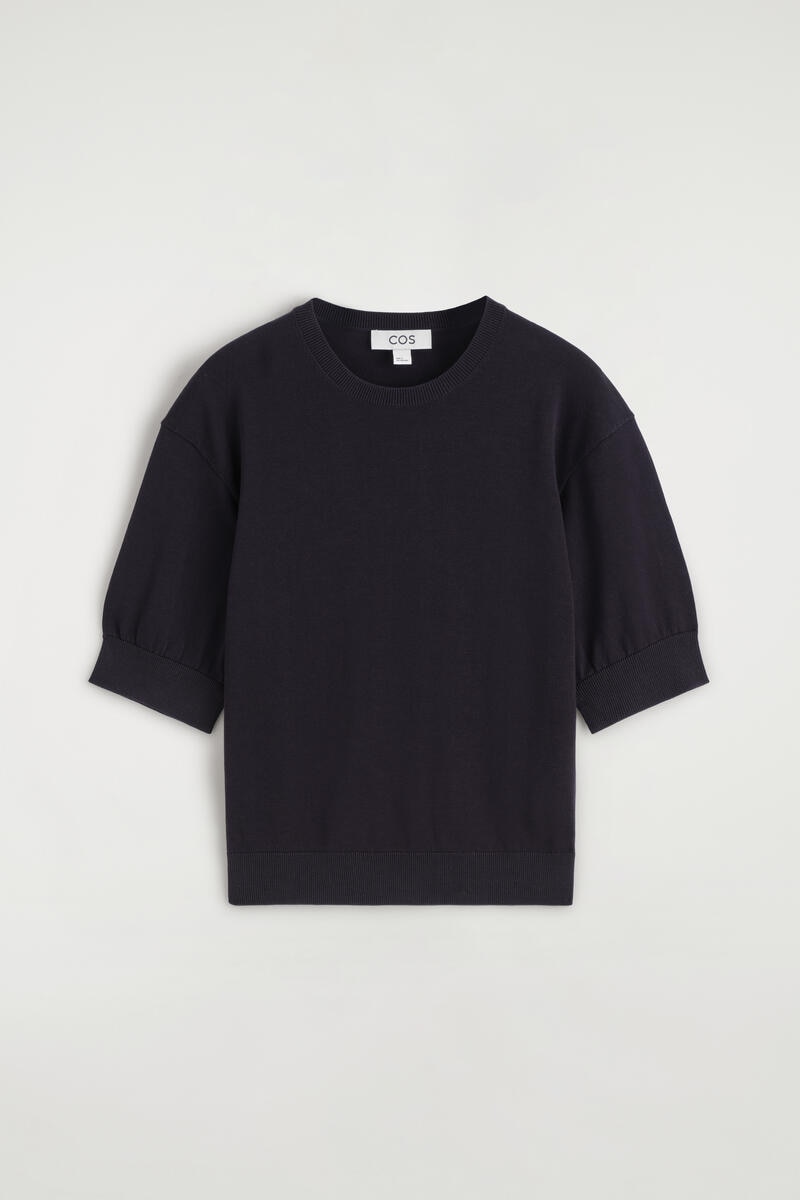 Knitted Cotton T-Shirt