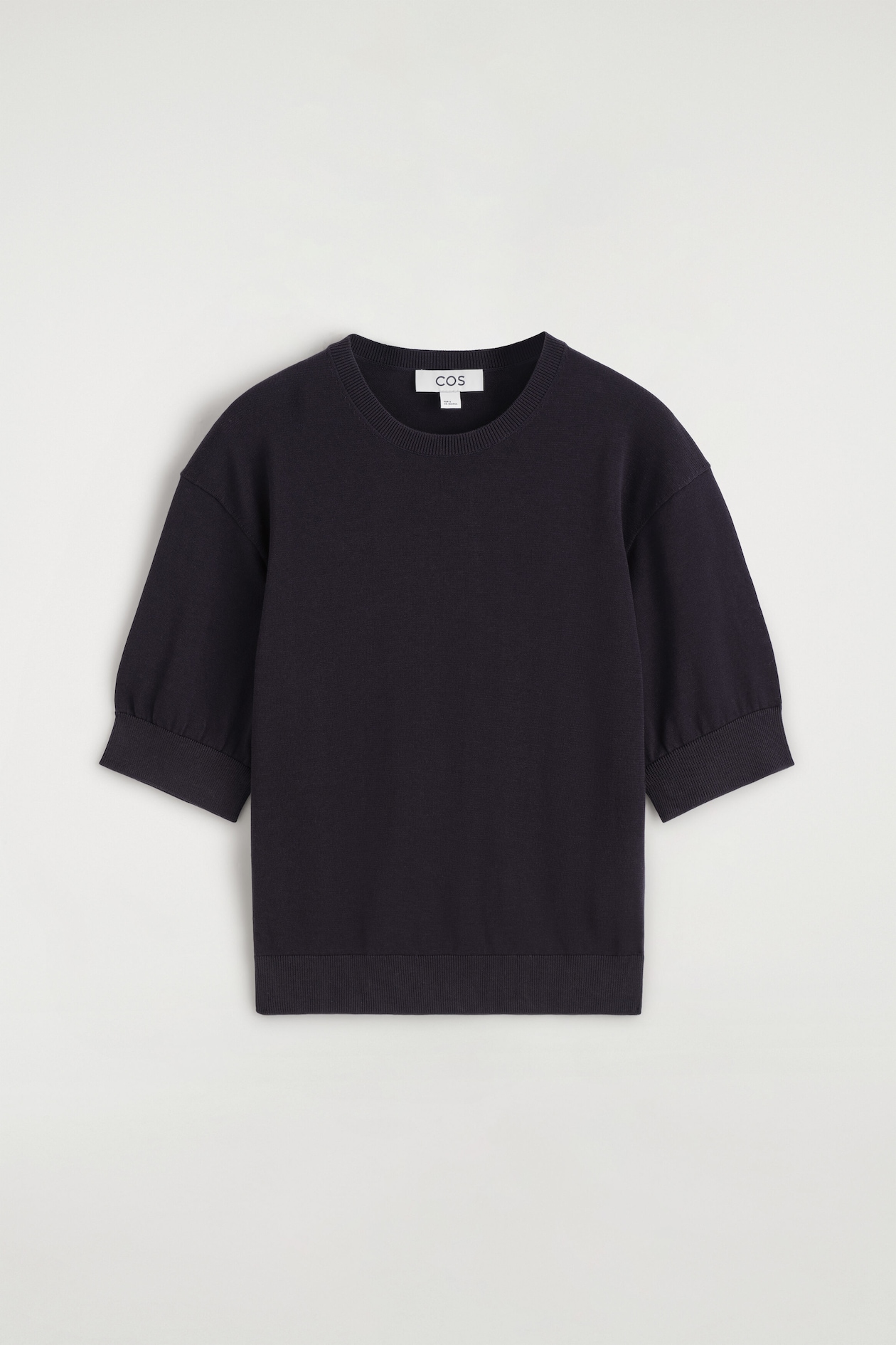 KNITTED COTTON T-SHIRT