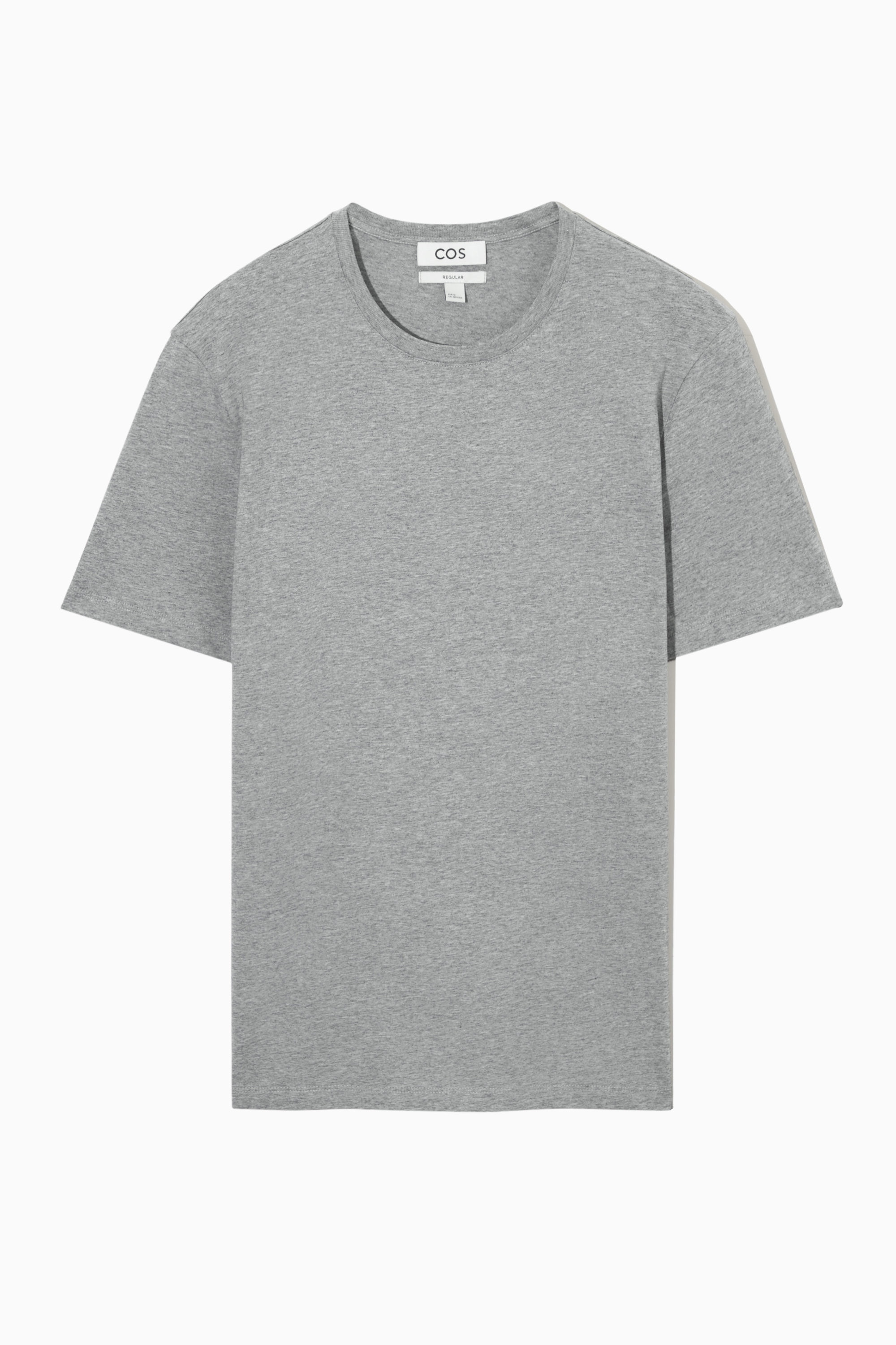 Tシャツ・カットソー   Men T-shirt Grey K10K113777 PEO Adult Unisex Crew Neck Short Sleeve T-Shirt (Heather Grey