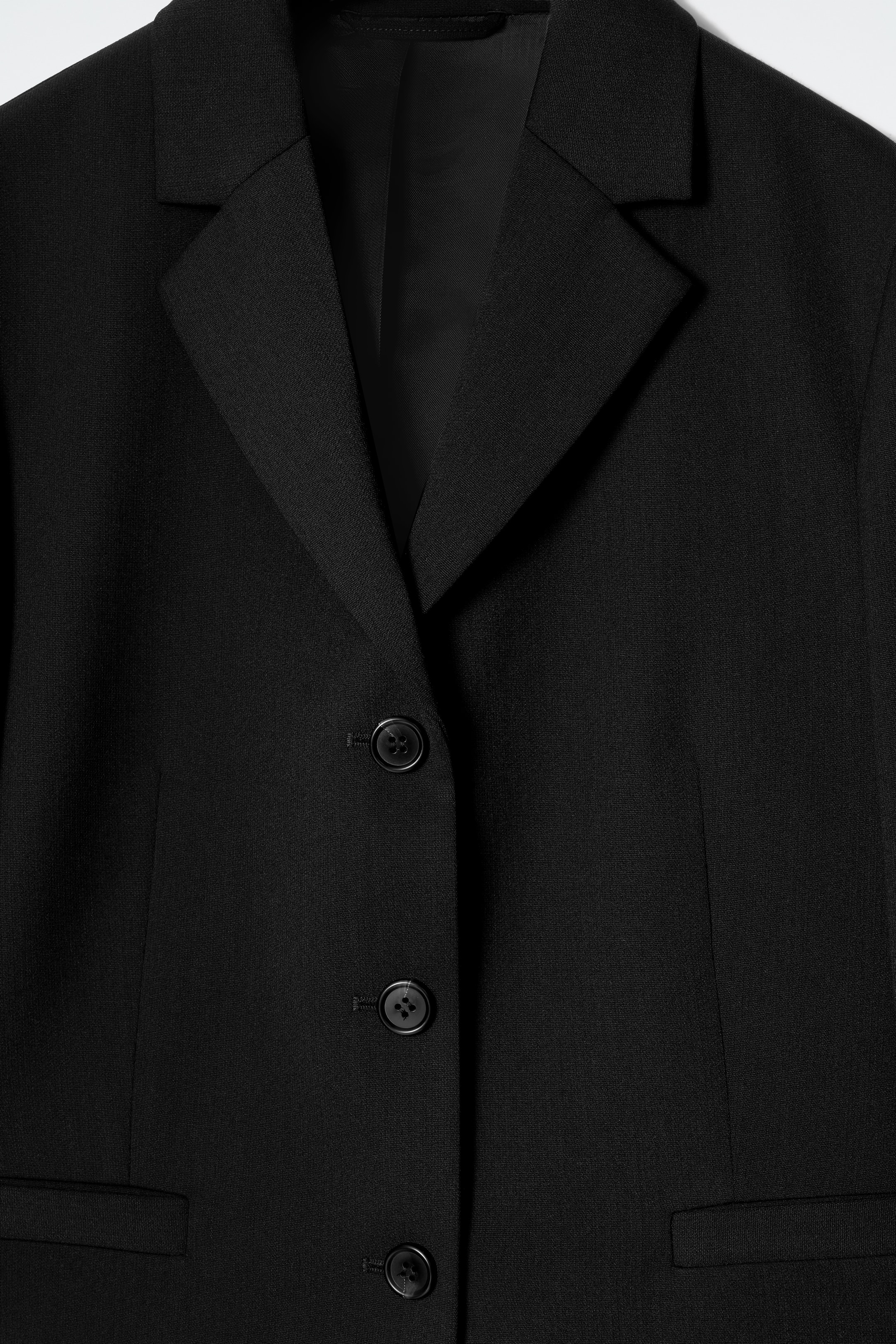 Agrandir l'image: BLAZER COURT EN LAINE - NOIR - FEMME | H&M BE 8