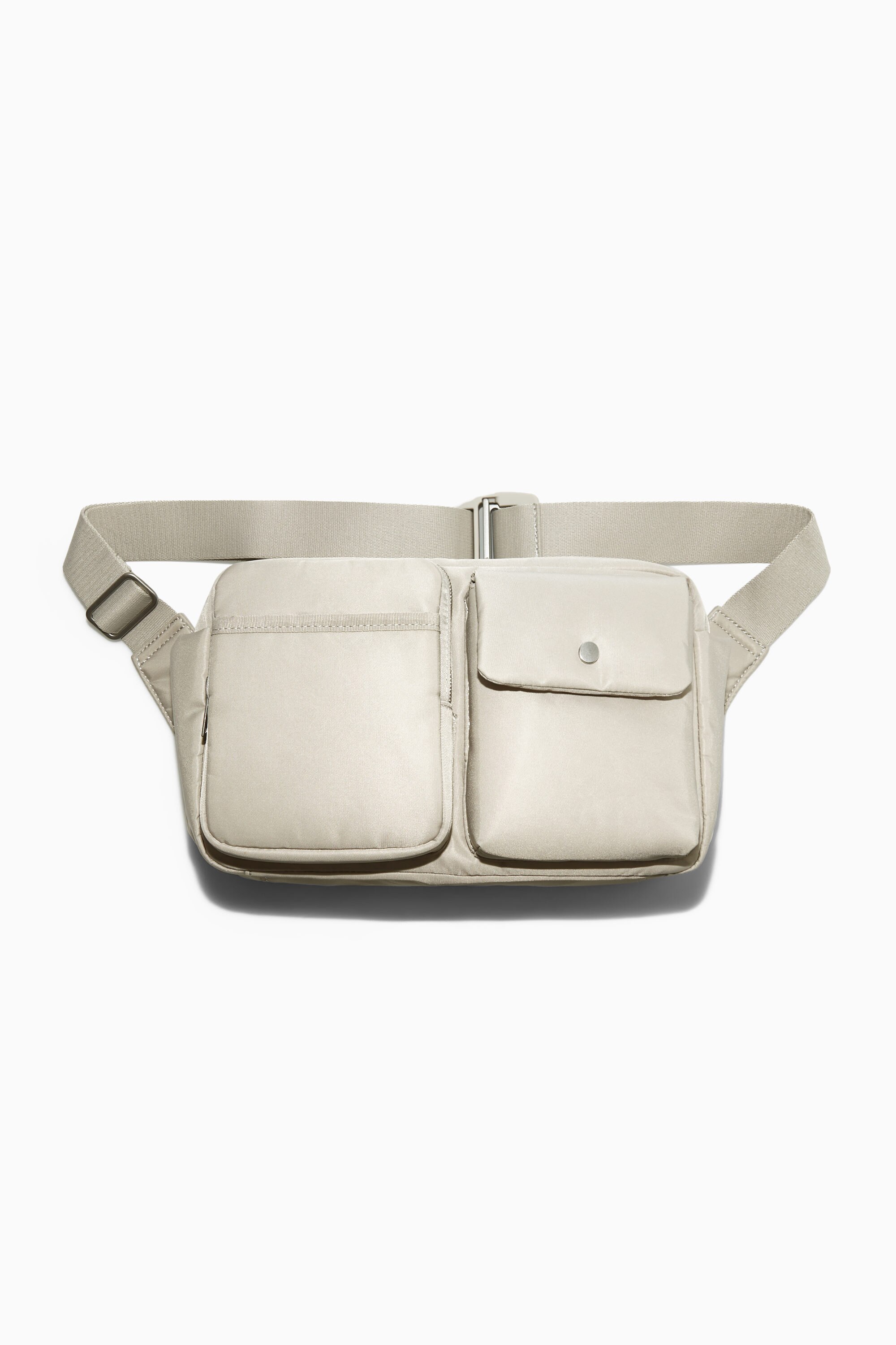 NYLON CROSSBODY BAG - BEIGE | COS