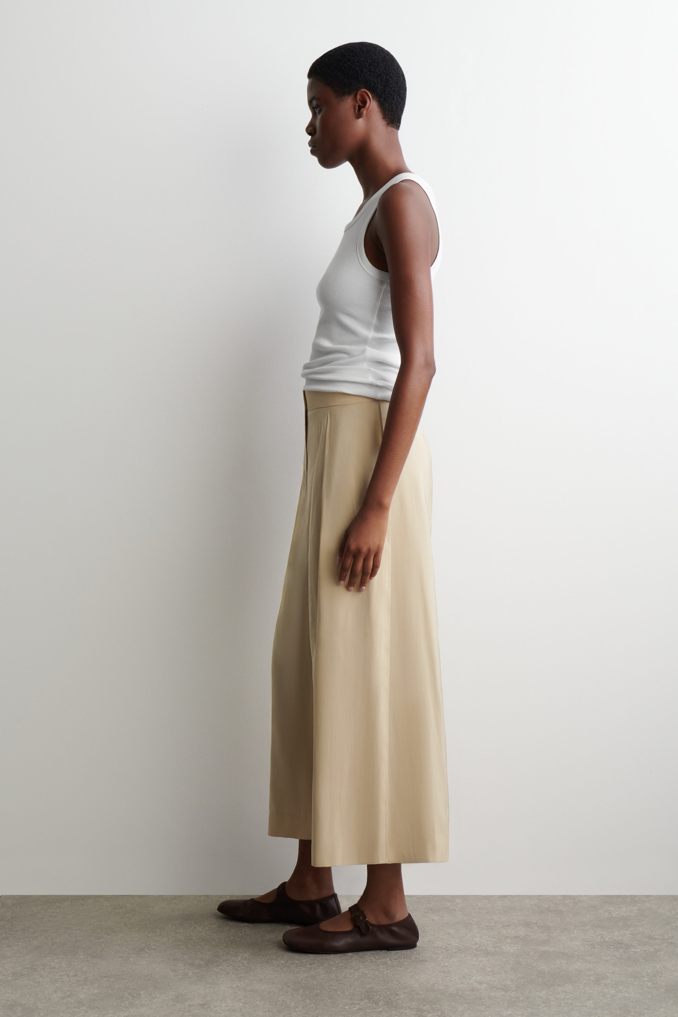 FLUID PLEATED CULOTTES