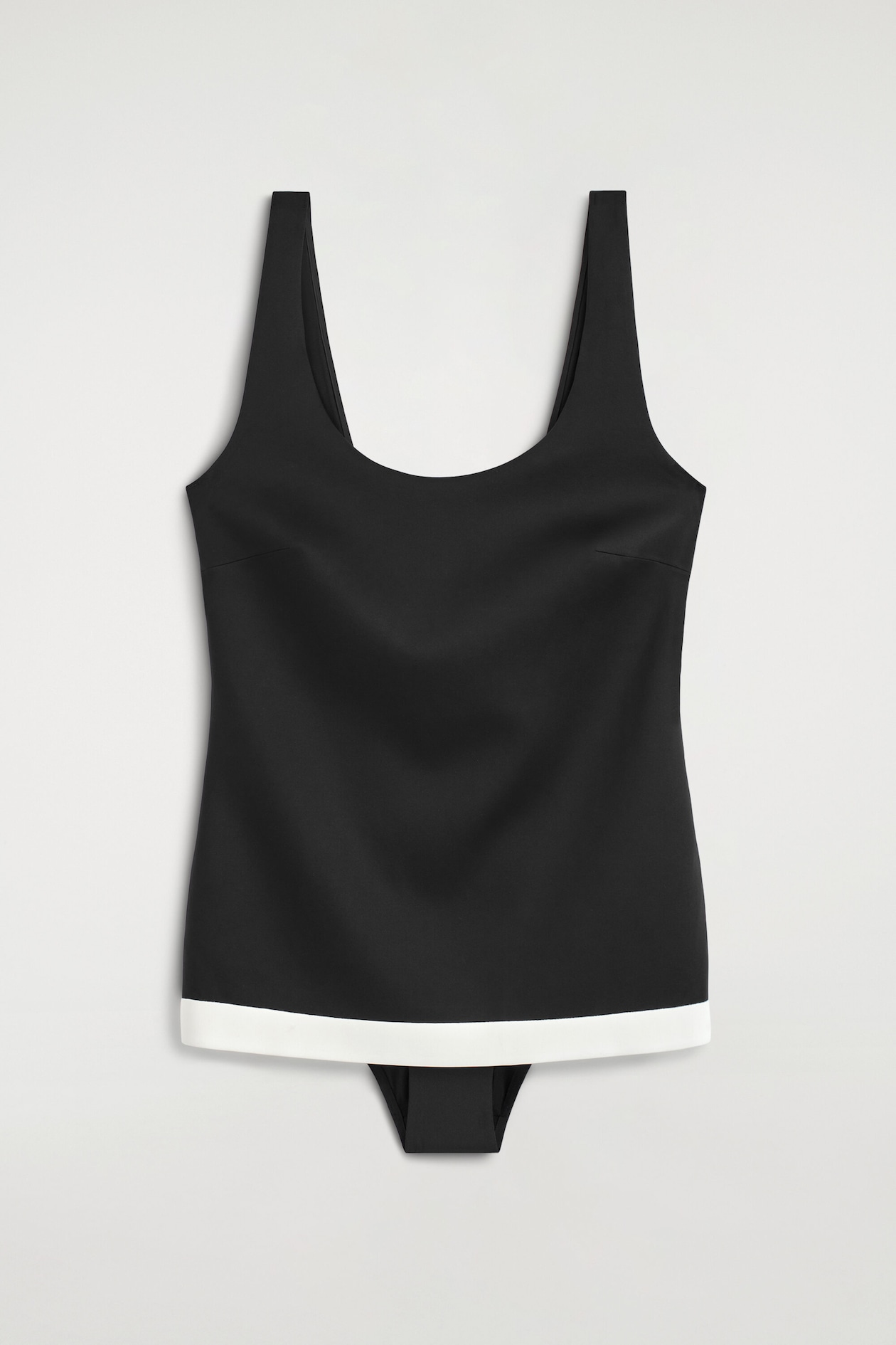 COLOUR-BLOCK SCUBA TANK SWIMSUIT