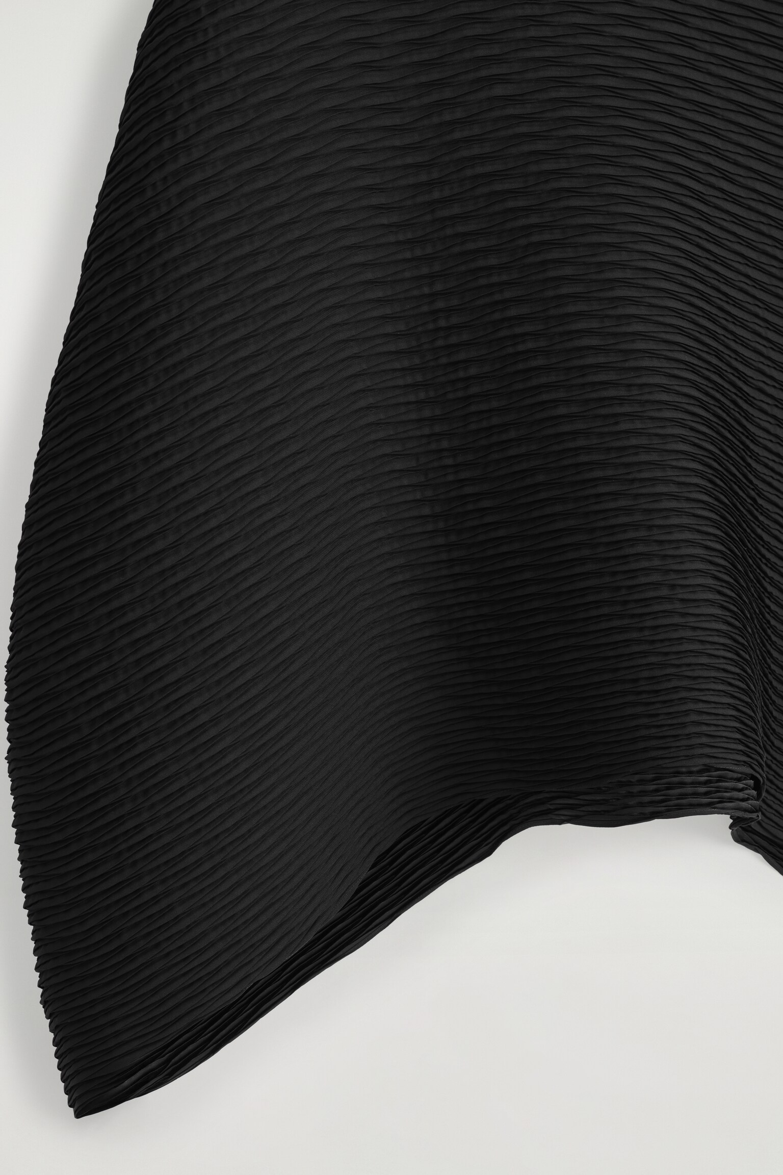 FALDA MIDI PLISADA VOLUMINOSA - NEGRO - 4