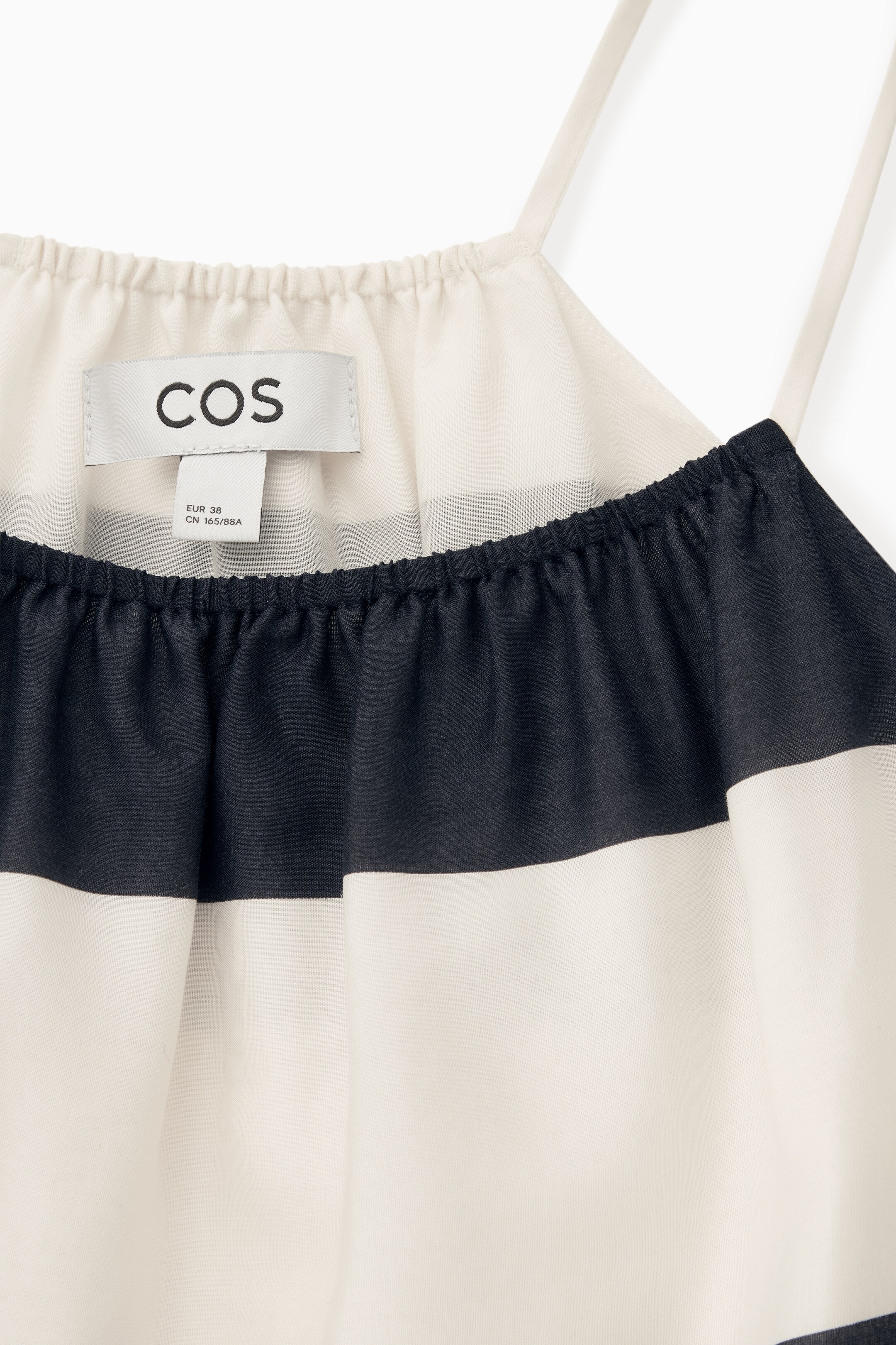 Grösseres Bild ansehen: NECKHOLDER-OBERTEIL IM TUNIKA-STIL - NAVYBLAU/WEISS/STREIFEN - DAMEN | H&M CH 2