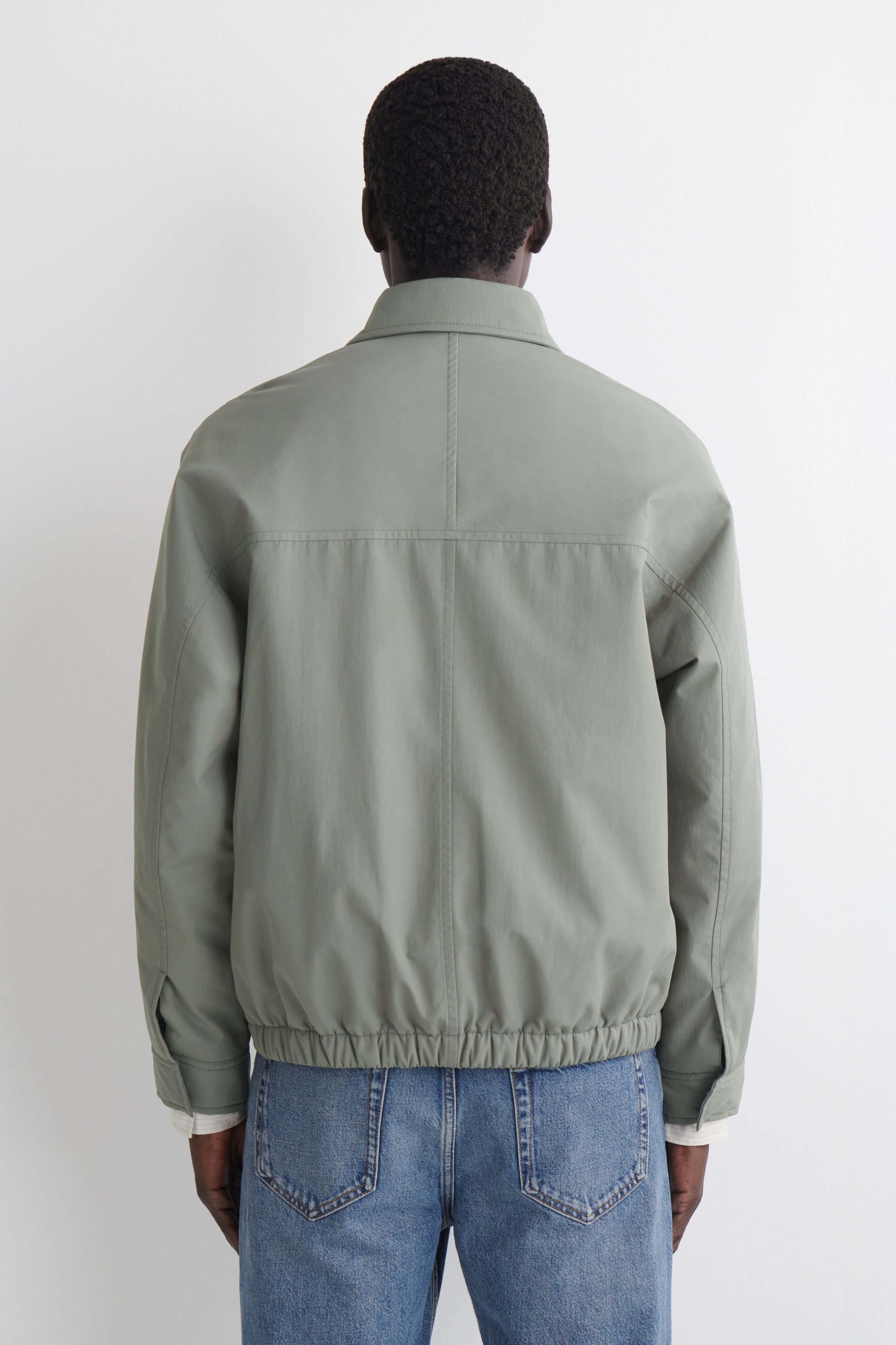 PADDED NYLON UTILITY JACKET - SAGE GREEN | COS US