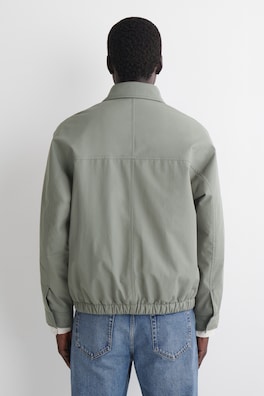 PADDED NYLON UTILITY JACKET — SAGE GREEN 4