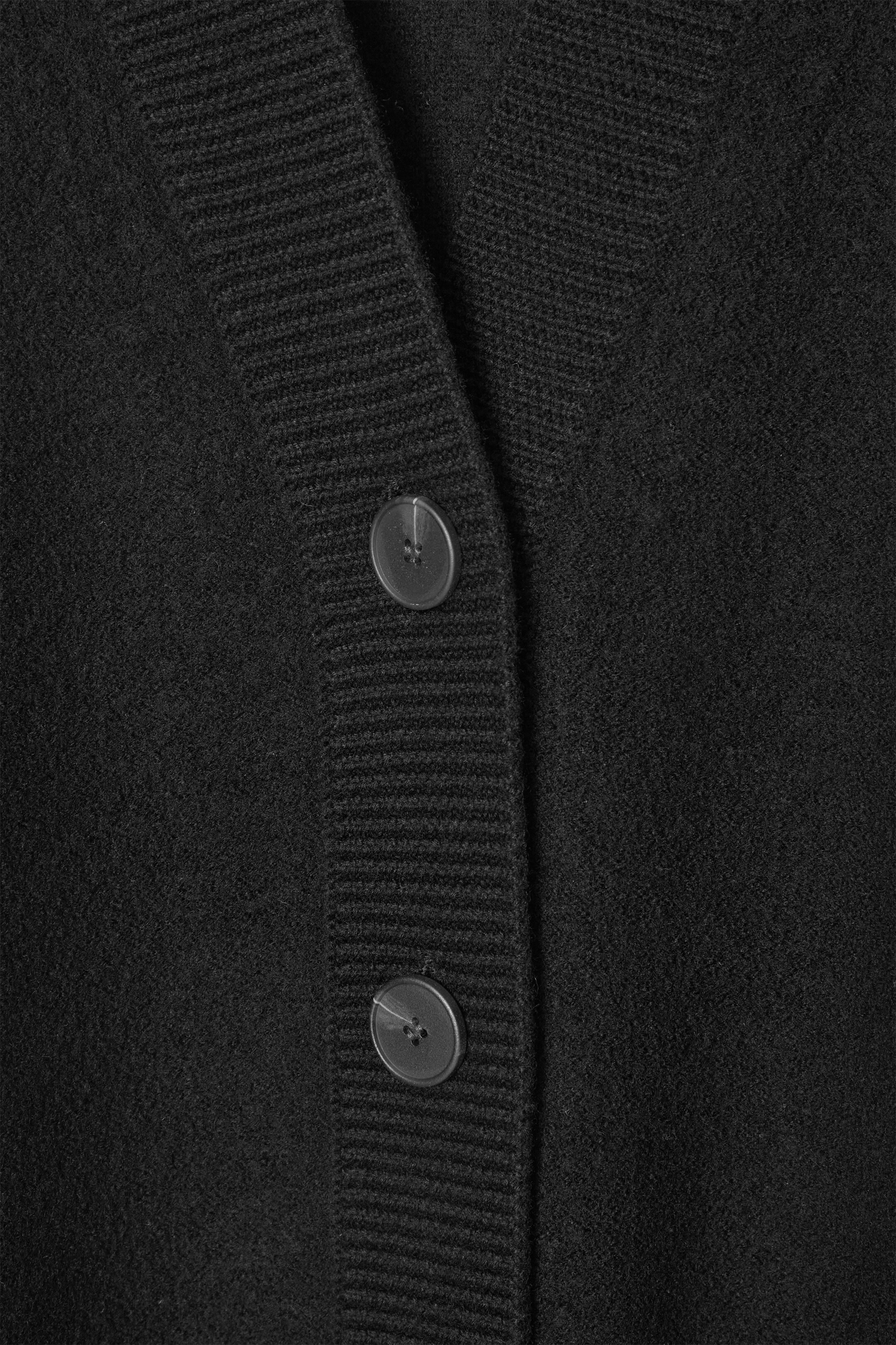 Agrandir l'image: CARDIGAN OVERSIZE EN LAINE MÉRINOS BOUILLIE - NOIR - FEMME | H&M CH 2