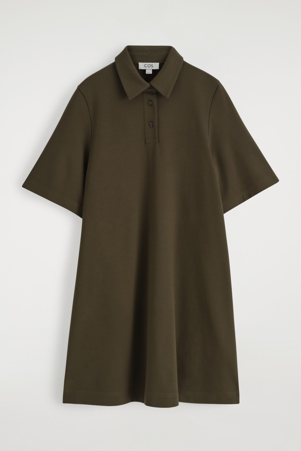JERSEY POLO MINI DRESS