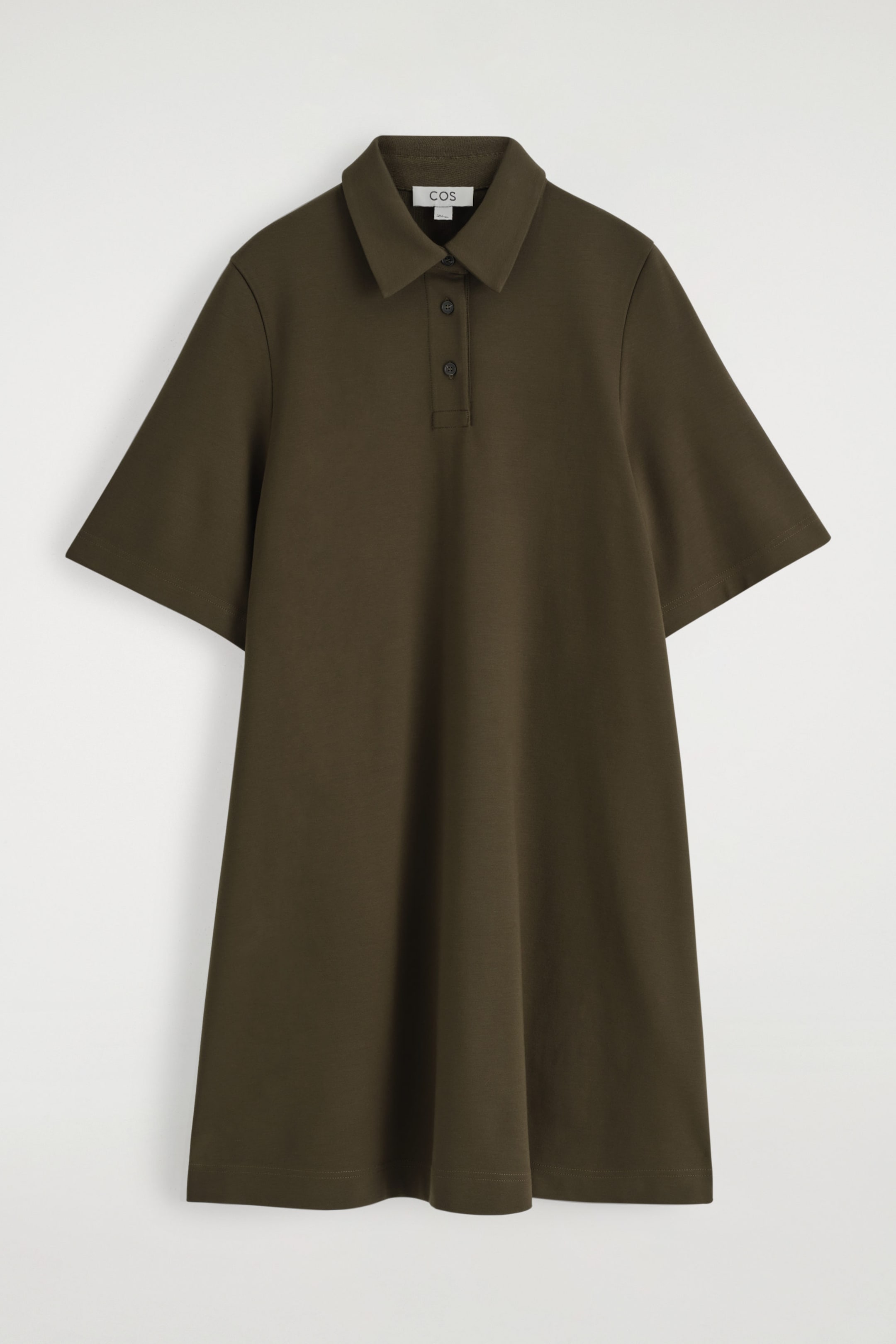 JERSEY POLO MINI DRESS