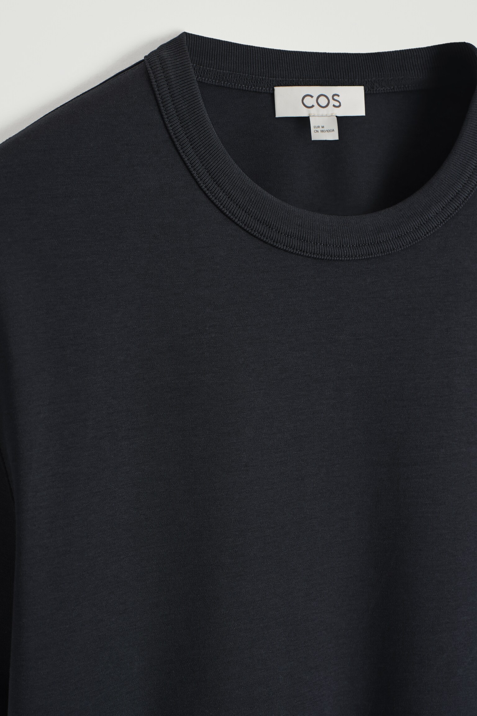 T-SHIRT À COL ROND EN COTON INTERLOCK - BLEU MARINE/BLANC/NOIR/BLEU CIEL/BLEU MARINE / RAYURES - 6