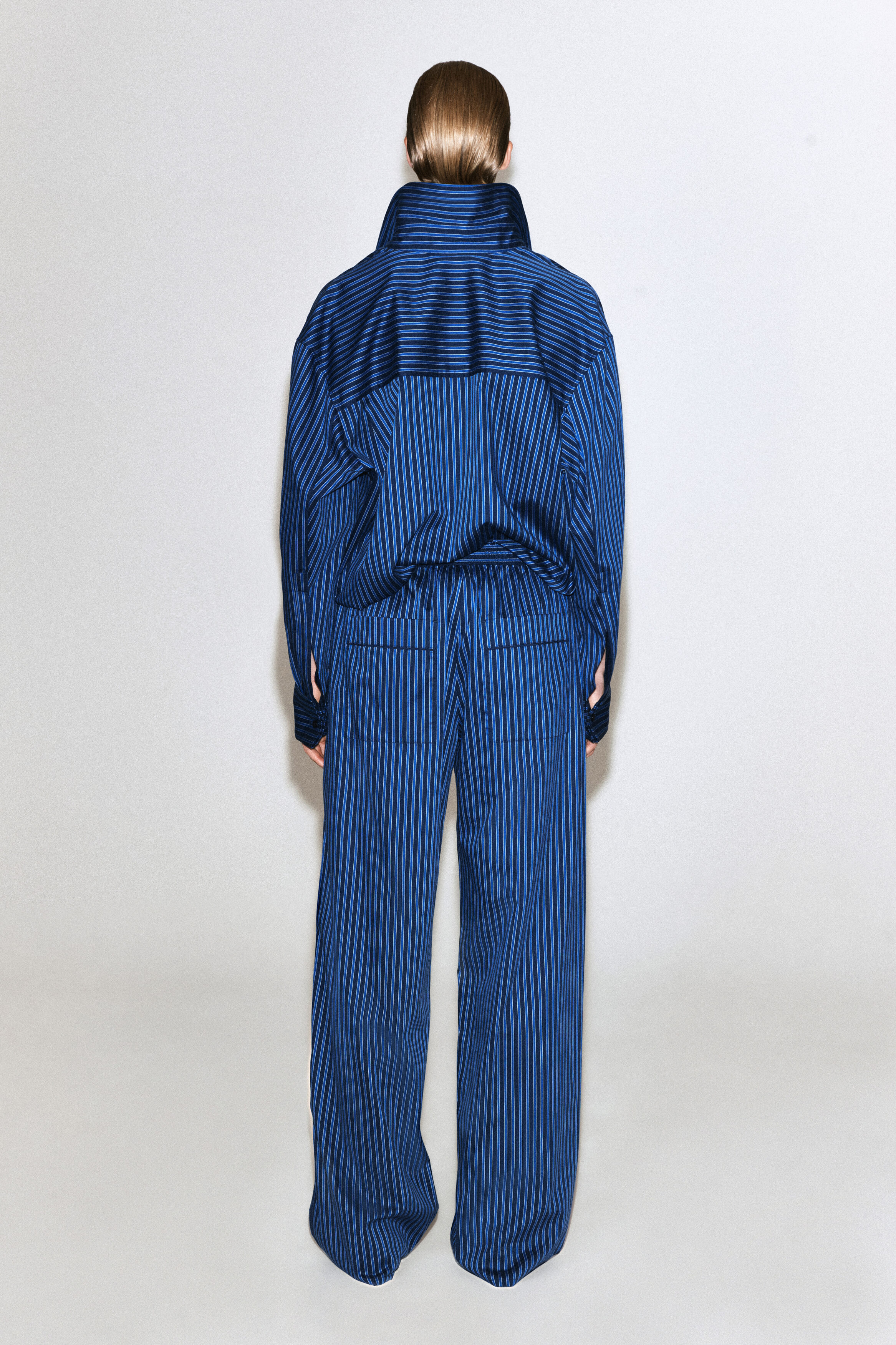 PIPED STRIPED DRAWSTRING PANTS - thumbnail 5