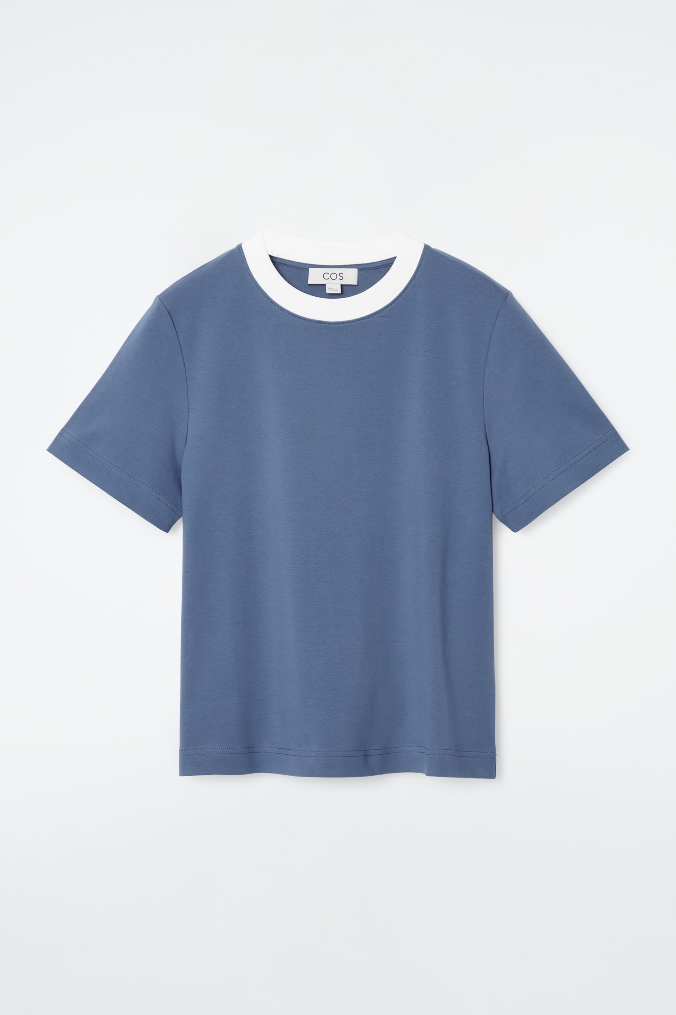 Vezi imaginea mai mare: Tricou clasic cu croială dreaptă - STEEL BLUE - FEMEI | H&M RO 1