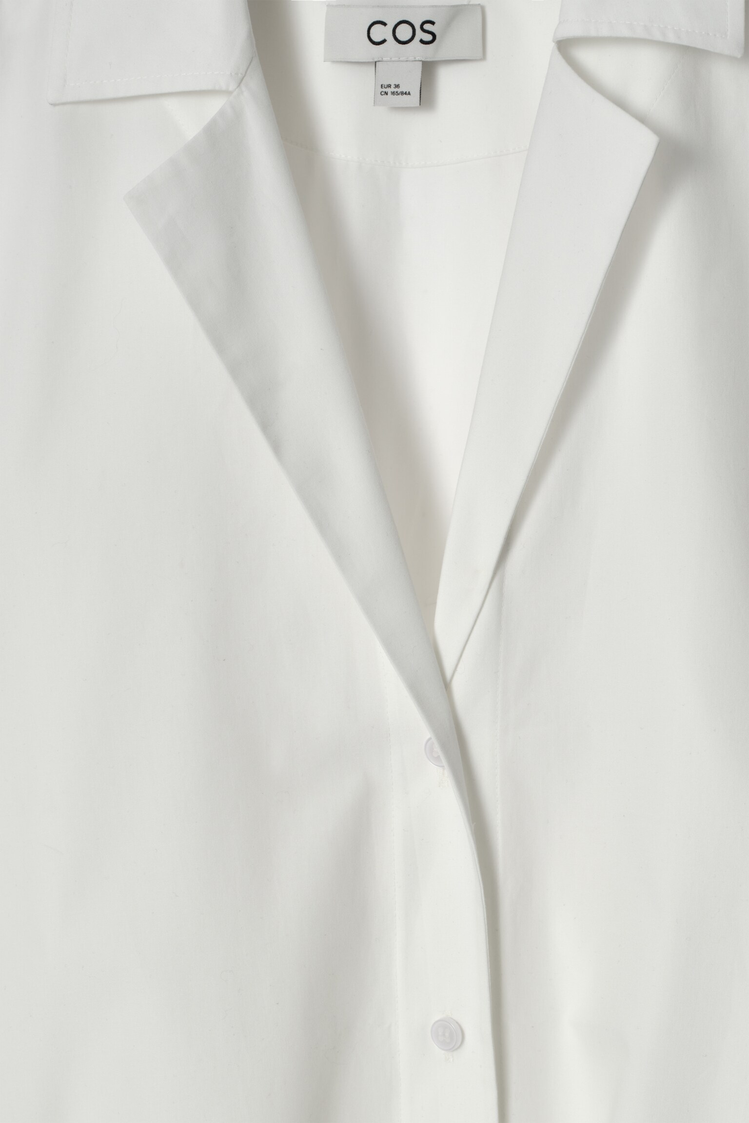 VESTIDO CAMISERO DE MANGA CORTA CON CINTURÓN - BLANCO/AZUL MARINO - 8