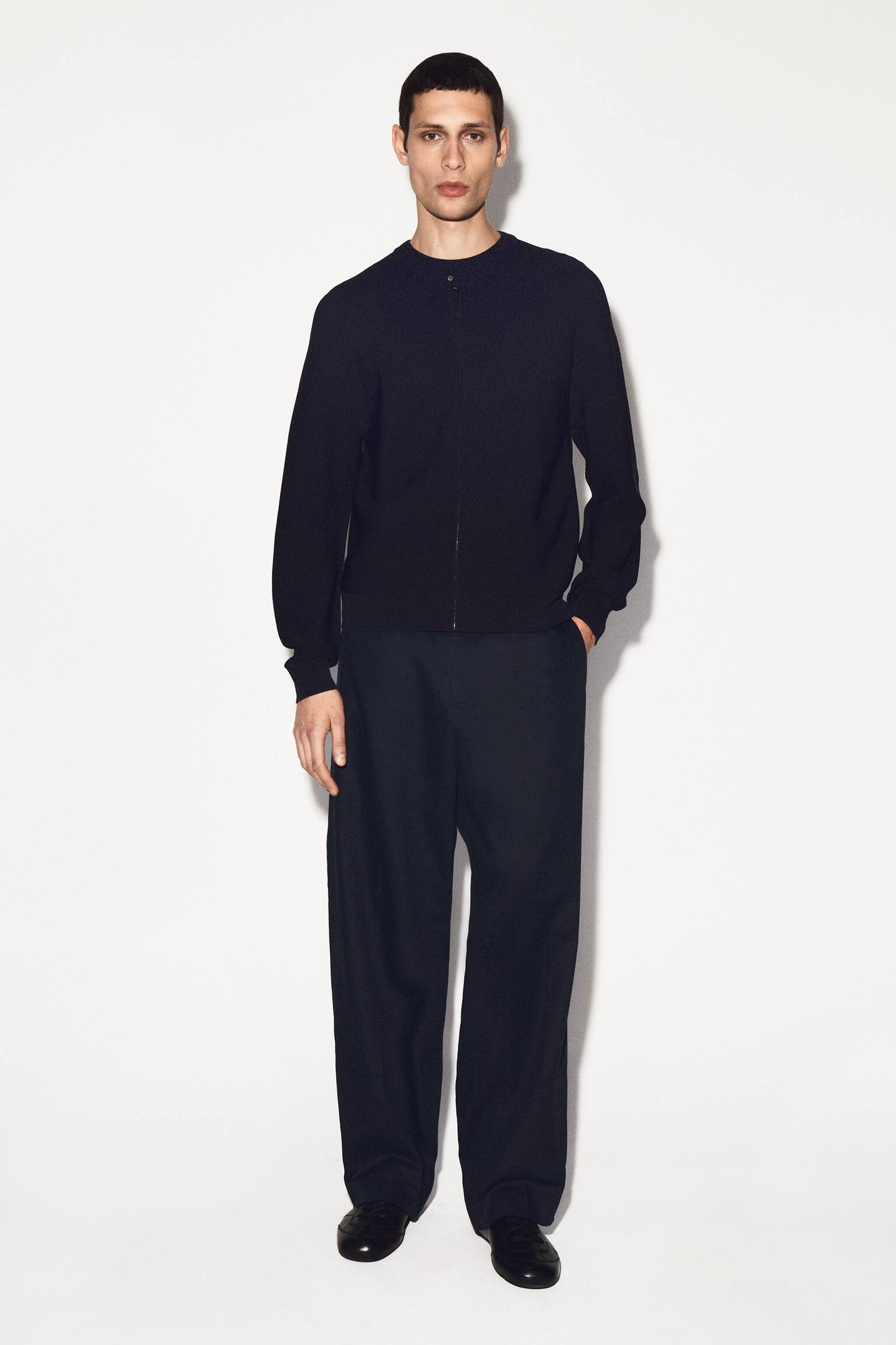 ΠΛΕΚΤΟ ΜΠΟΥΦΑΝ ΜΕ ΛΑΙΜΟΚΟΨΗ RACER - ΣΚΟΥΡΟ ΜΠΛΕ - 9