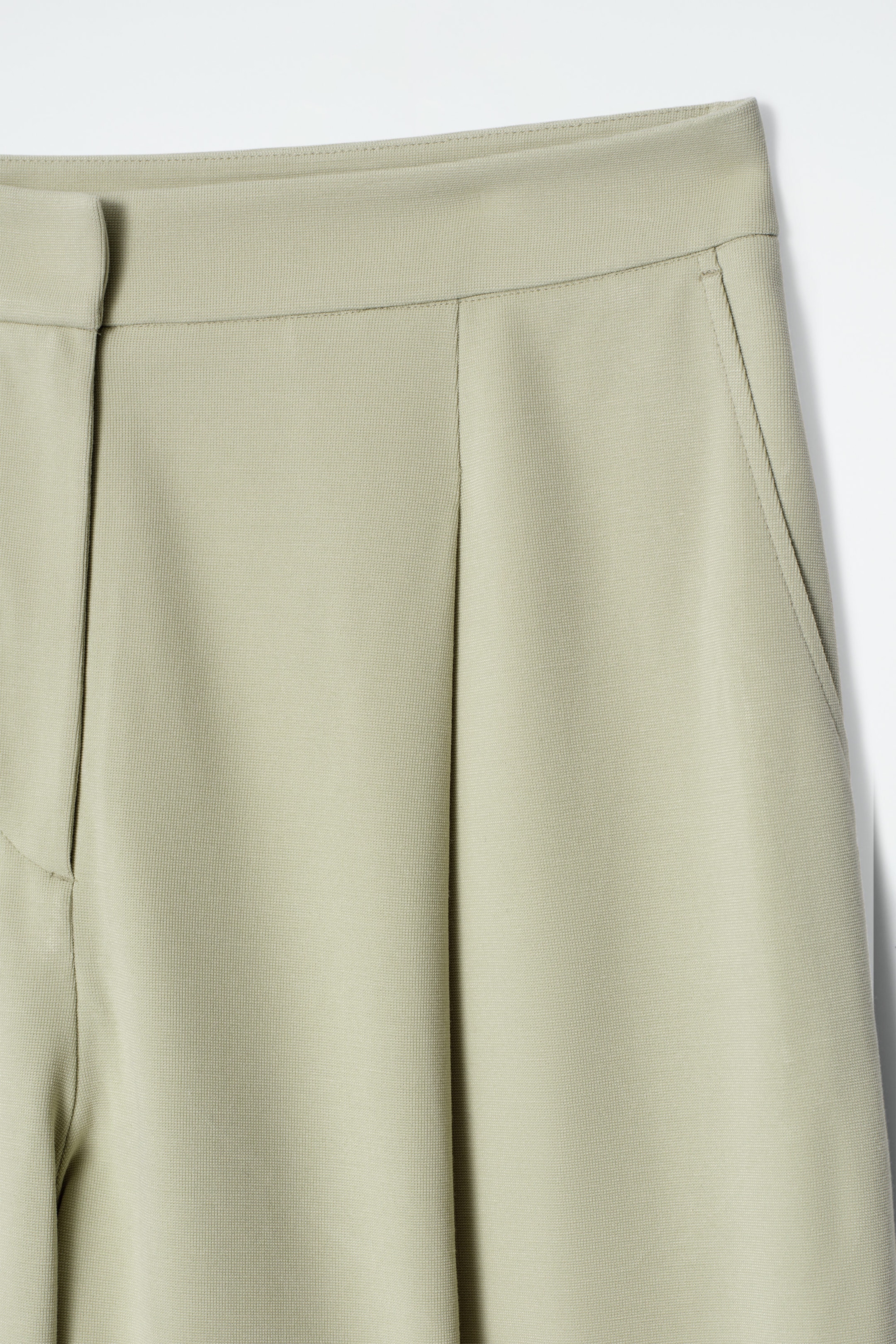 CROPPED WIDE-LEG PANTS